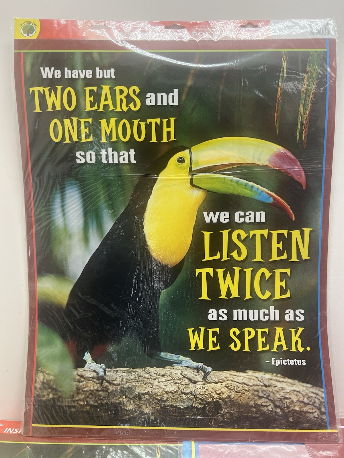 (7) NEW Teaching Tree Motivational Educational Posters 2-Pack Sealed