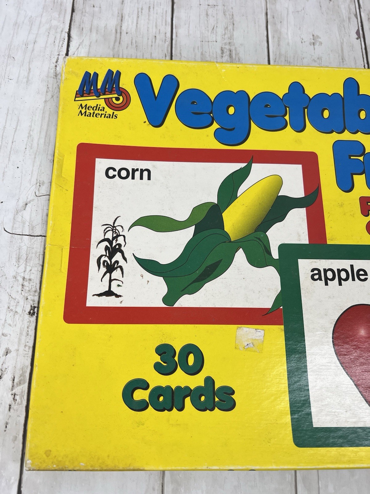 Vegetables & Fruits Large Poster Cards 30 Color 11×14 Media Materials Education