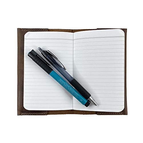 Leather Field Notes Cover, Wallet Case, (3.5 x 5.5 in.) Journal Office Product
