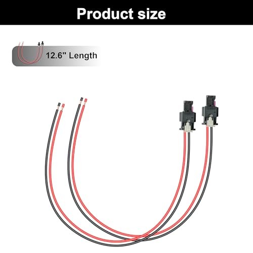 2 Pack Side Marker Pigtail Connector Harness Compatible with Dodge Charger