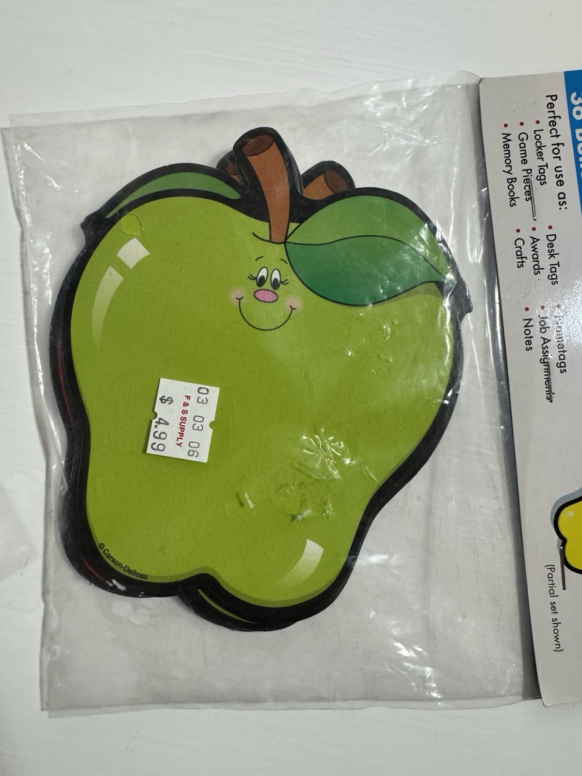 Classroom Apple and School Bus Cut-Outs Carson Dellosa & Creative Teaching Press