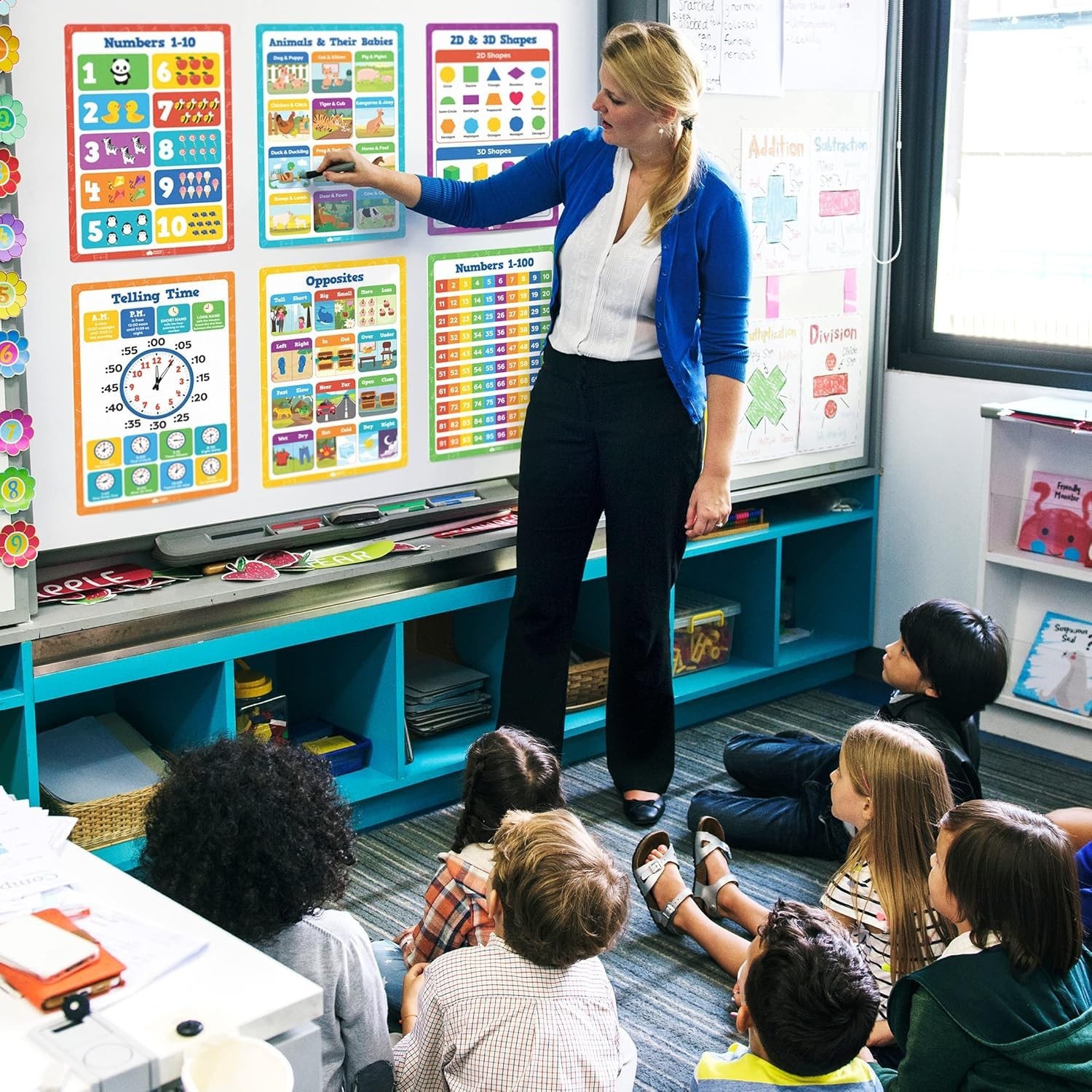 Classroom Educational Posters – 20pcs 16” x 11” – Teacher Classroom Must Have…