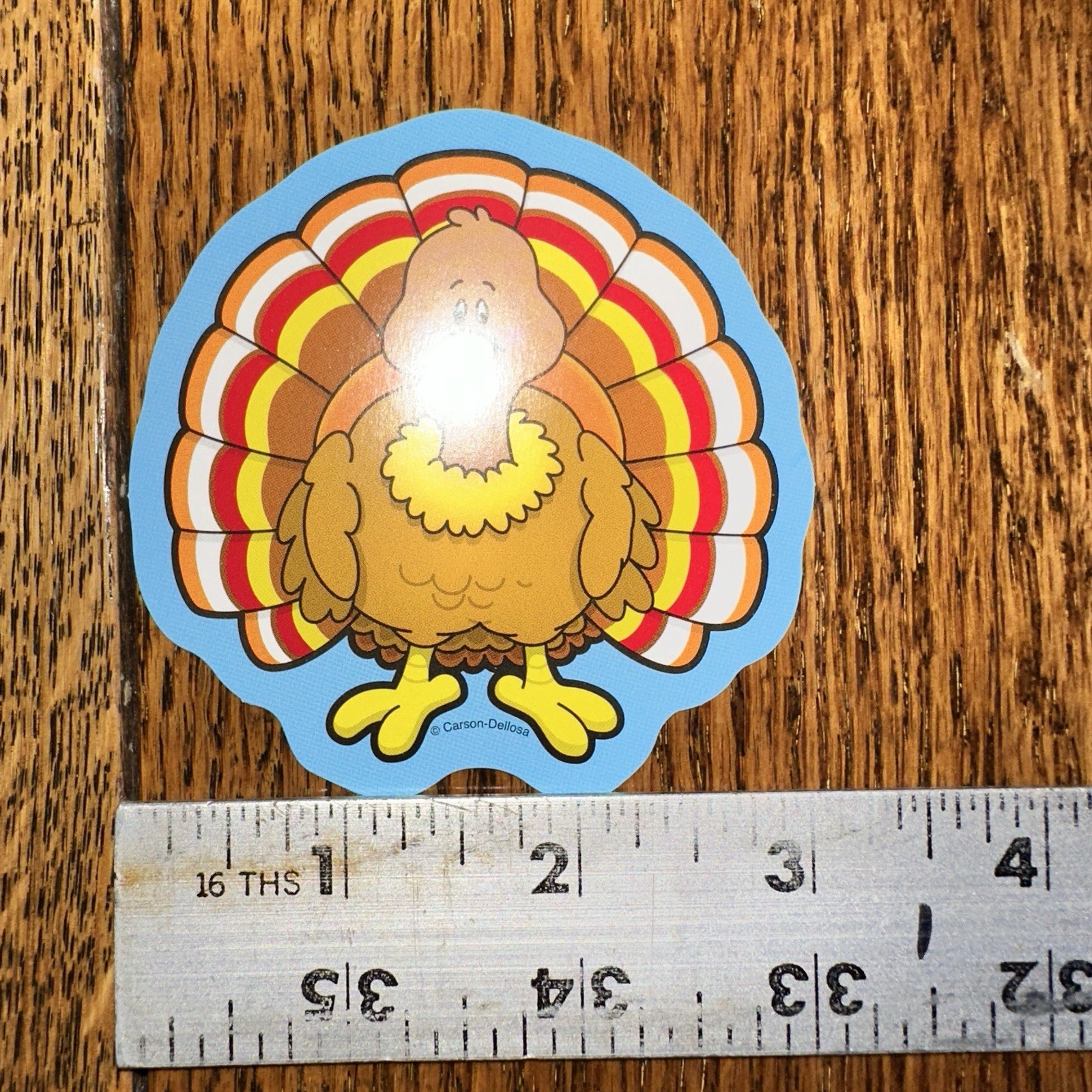 Vtg Carson Dellosa 90s Y2K Smiling Turkeys MINI Bulletin Board Die Cut Set 18