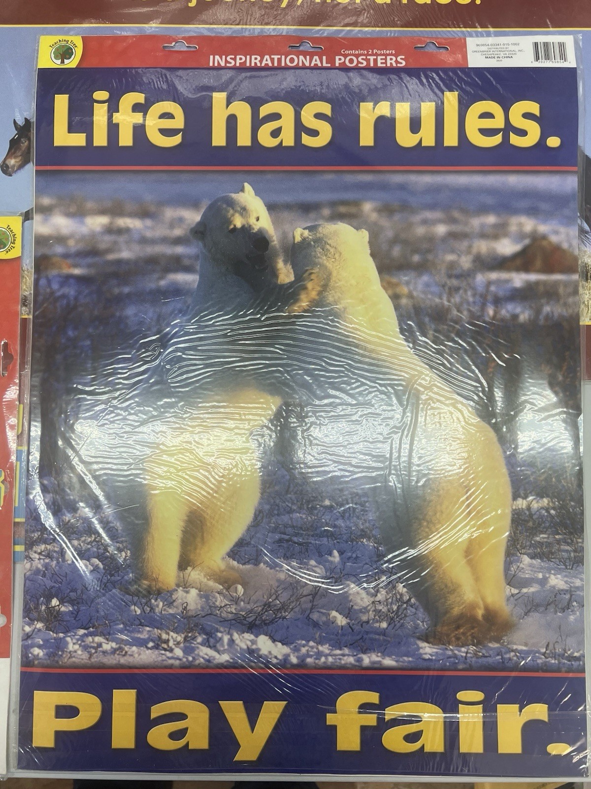 (7) NEW Teaching Tree Motivational Educational Posters 2-Pack Sealed