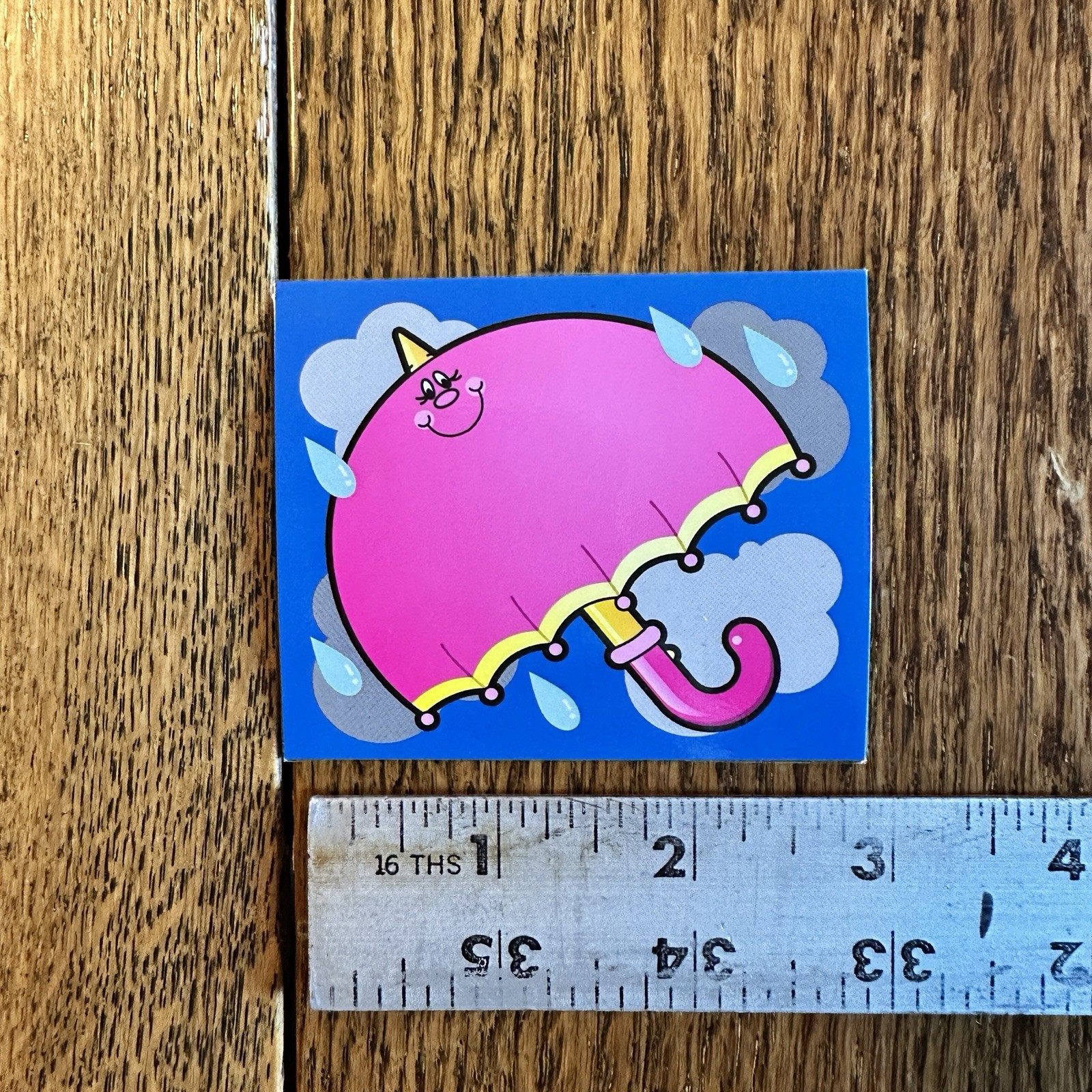 Vtg Carson Dellosa 90s Y2K Calendar Pieces Smiling Umbrella April Nostalgia