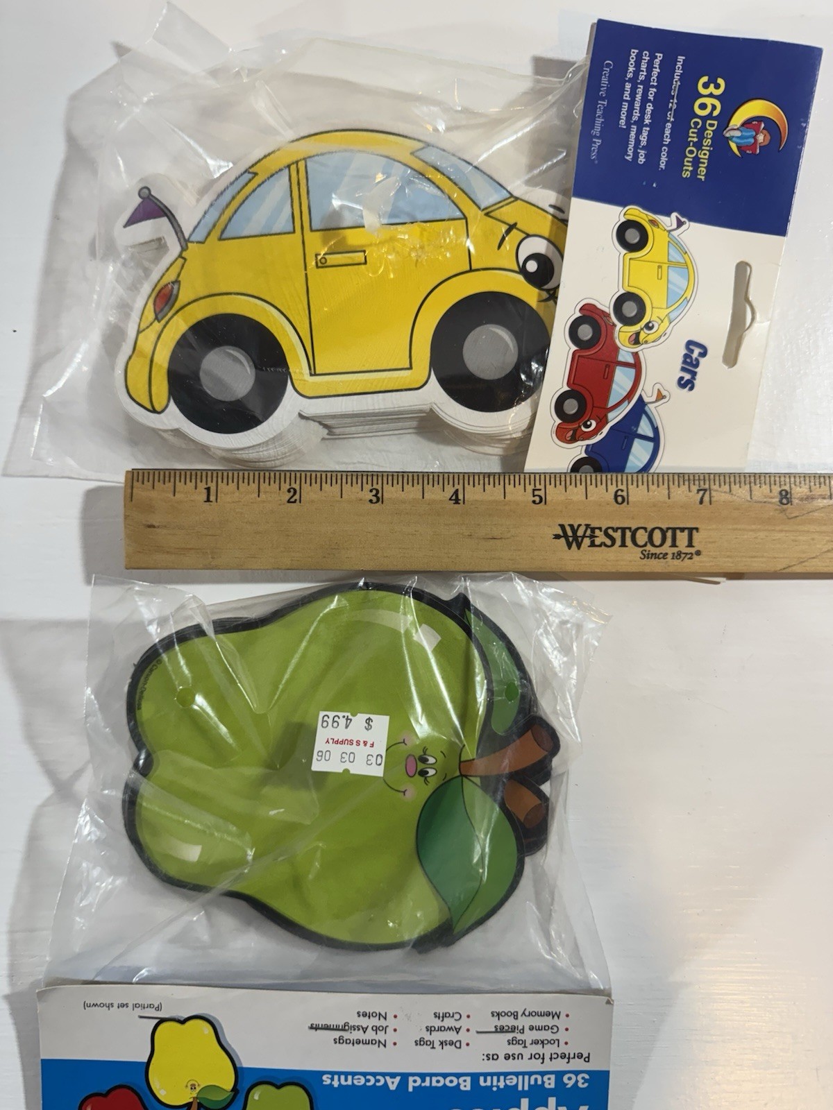 Classroom Apple and School Bus Cut-Outs Carson Dellosa & Creative Teaching Press