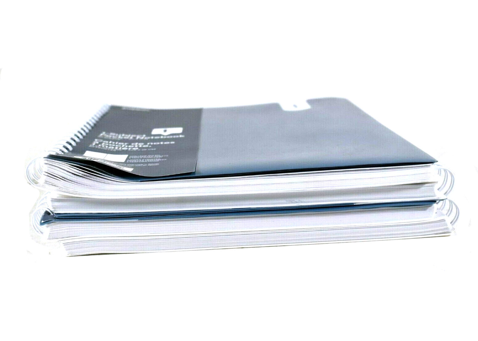 Poppin 1-Subject Pocket Spiral Notebook 8.5″ X 11″ 80 Ruled Sheet Slate Blue