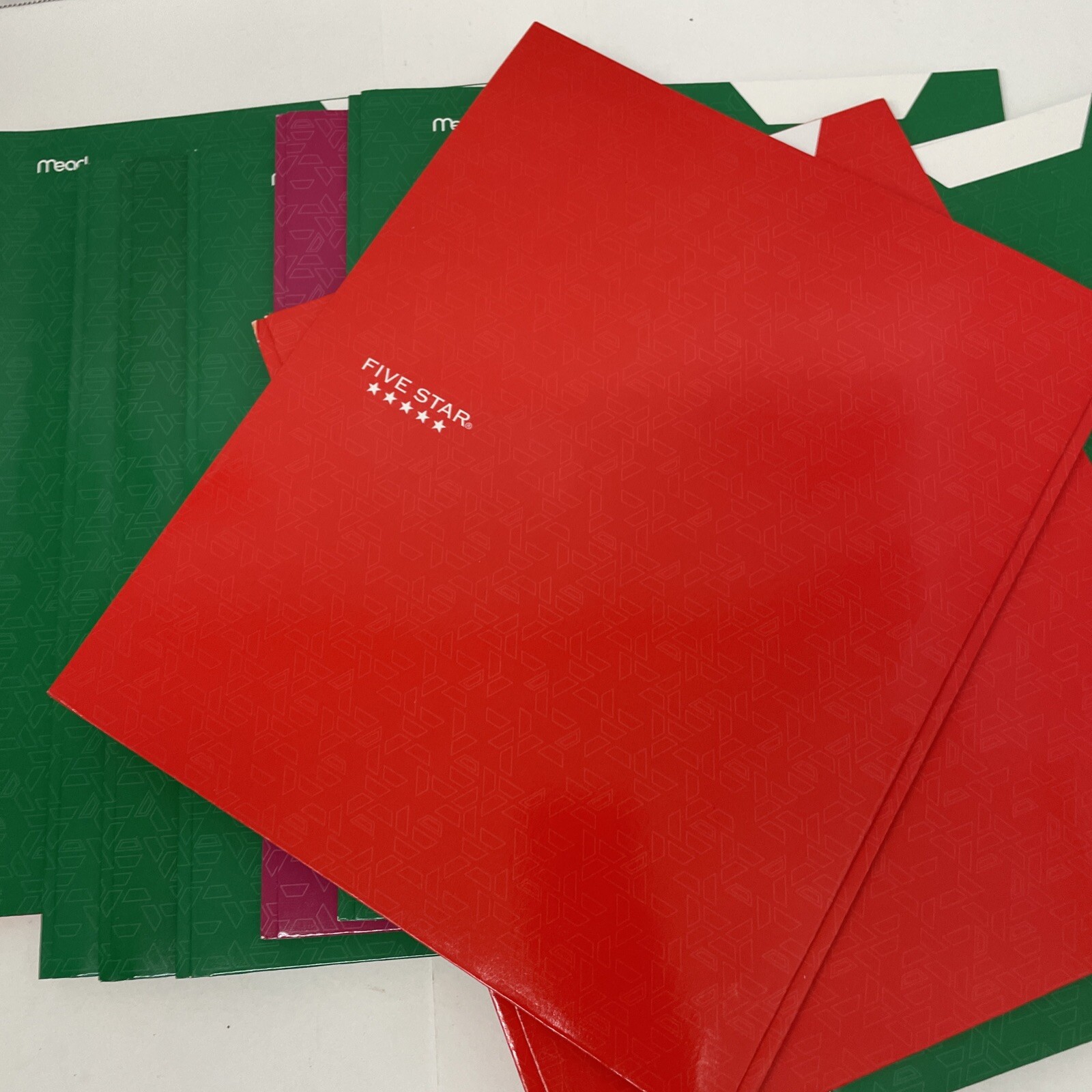 Mead Five Star 2 Pocket & Prong Folder lot of 12