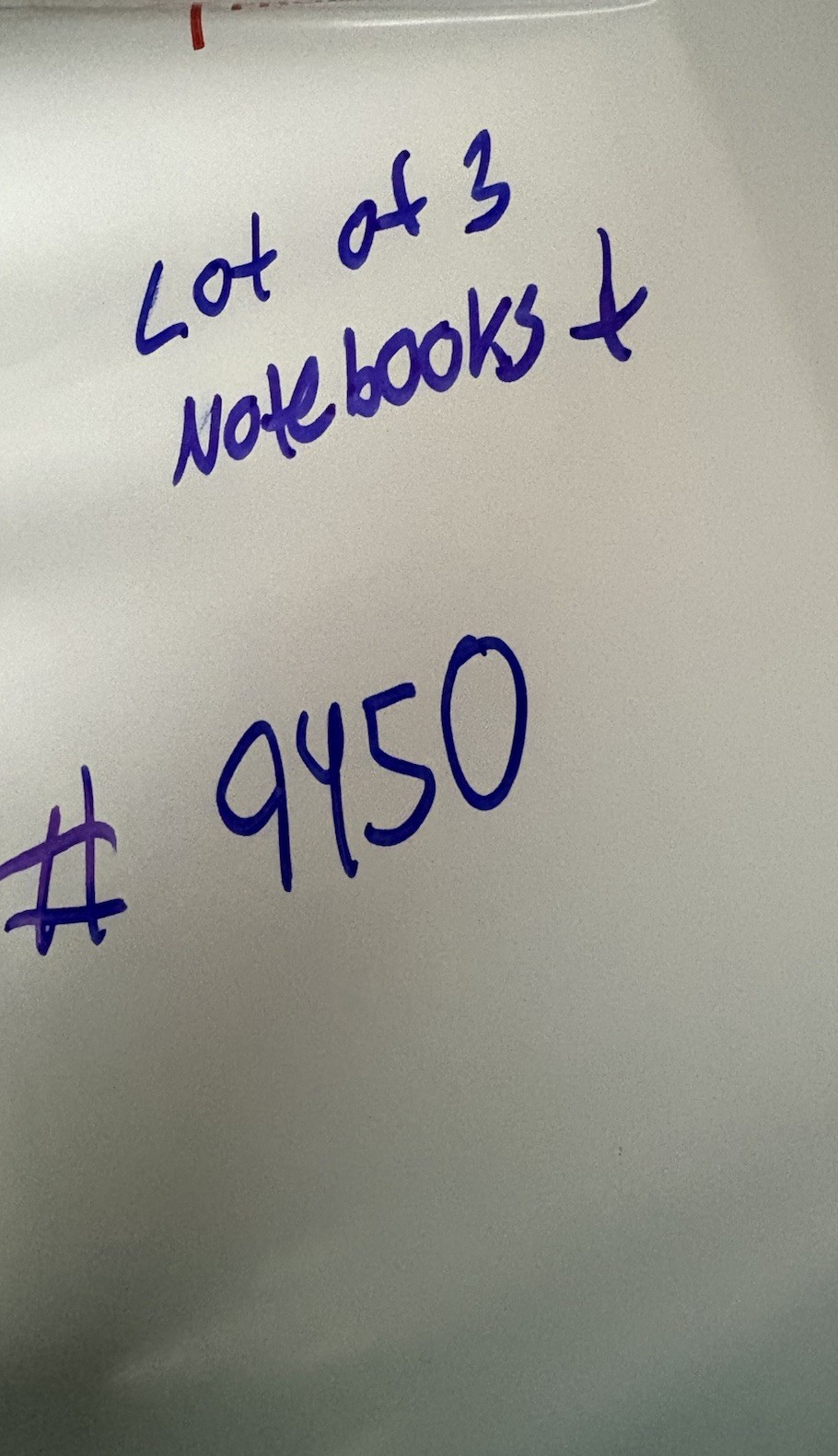Lot Of 3 Composition Notebooks 70 Sheets each, 1 Pack 4 Erasers 1 Pencil Box +