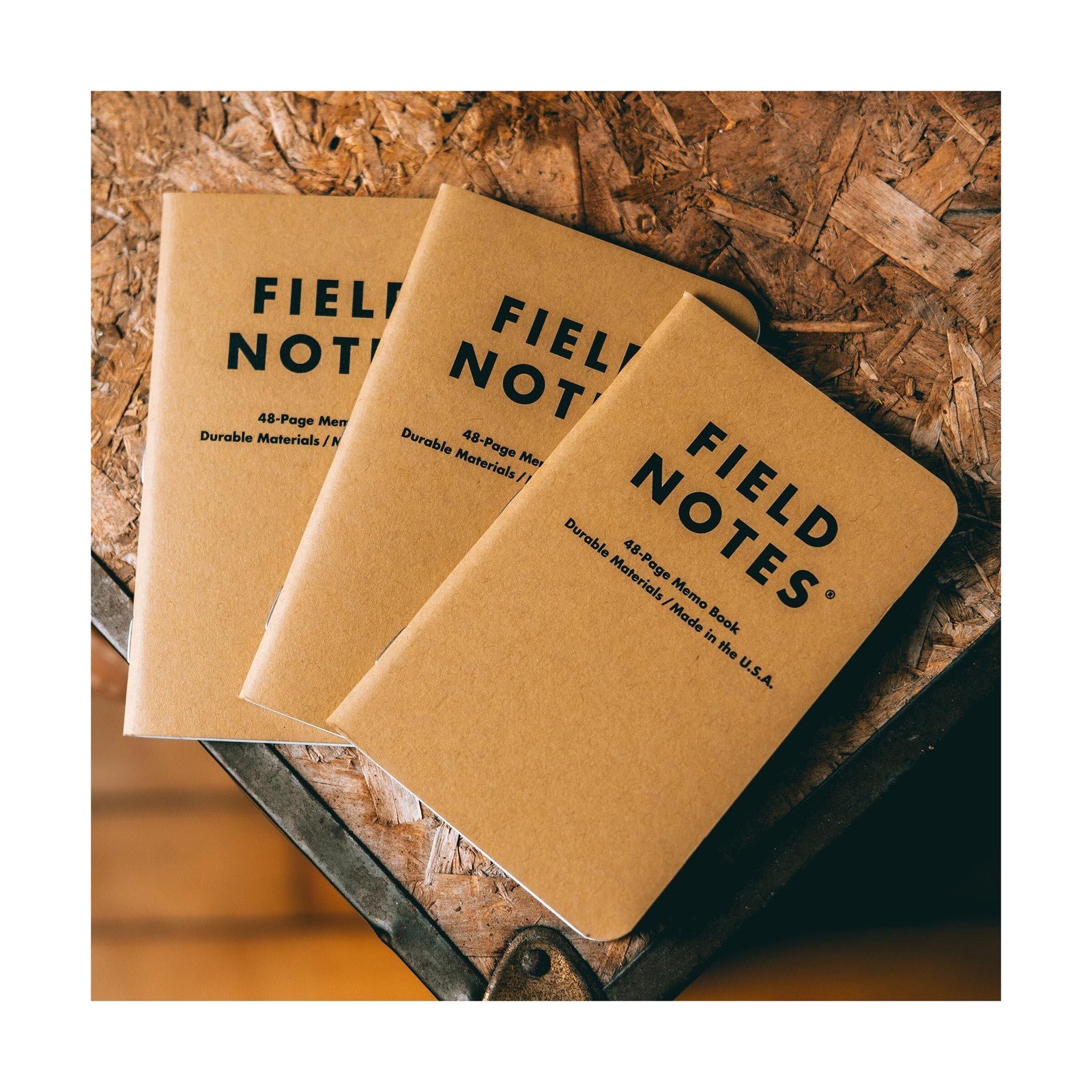 Field Notes: Original Kraft 3-Pack – Mixed Paper (1 Graph/Grid, 1 Ruled/Lined…