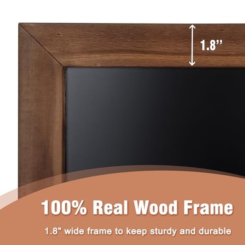 20×30 Magnetic Chalkboard Rustic Real Wood Frame Wall Sign Kitchen Cafe Decor