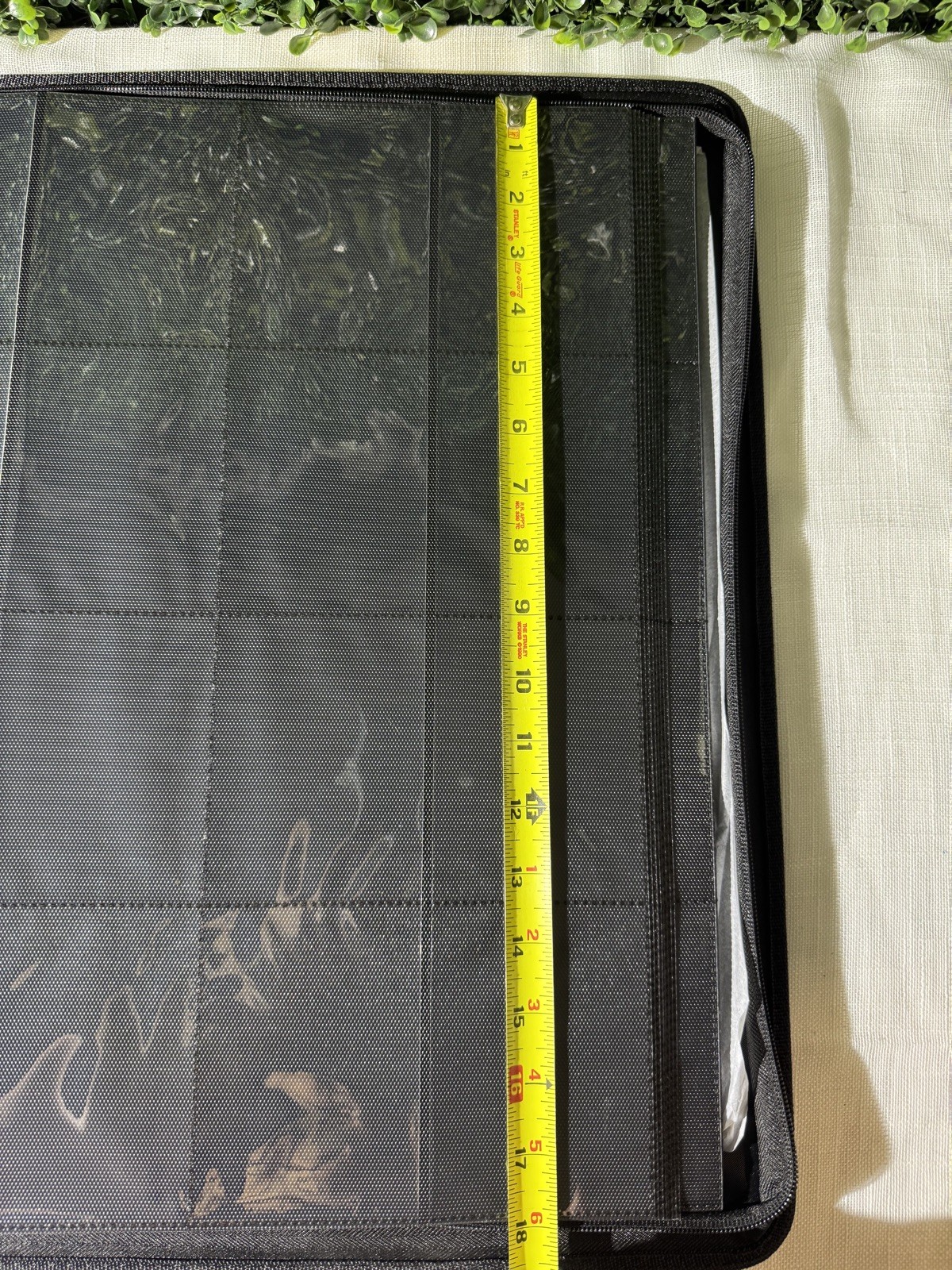 16 Pocket/Page 512 Pockets Card Binder, Large Ringless Zipper Closure