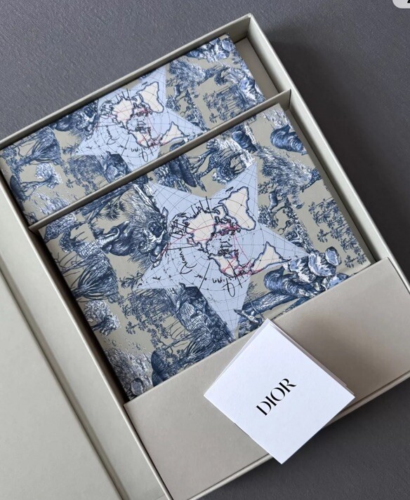 Dior Notebook & Dior 6 Pencil Set Around The World Limited Edition Gift Set