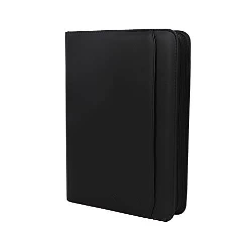 Business Portfolio with Zipper Zippered Portfolio With 3 Ring Binder+calculator