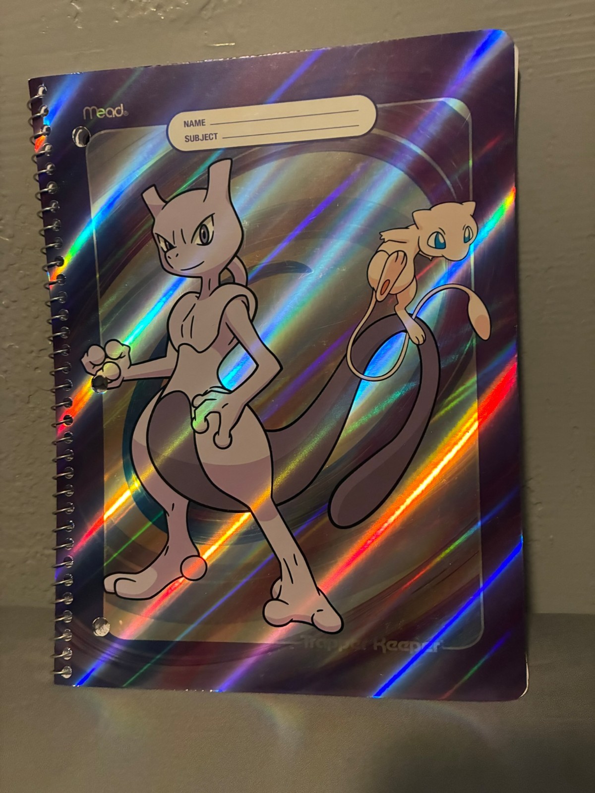 Trapper Keeper Notebook Mew 80 Pages – Pokémon x Target Mead 8″x10.5″ College