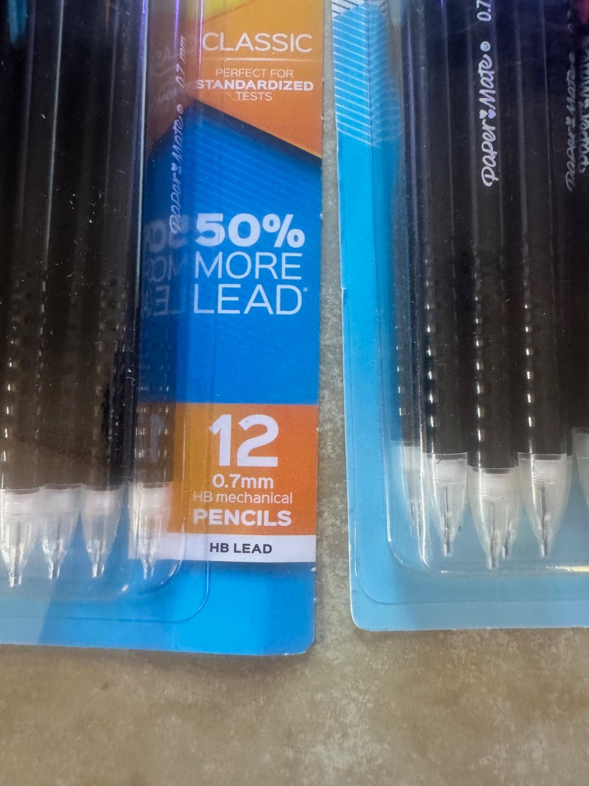 Ten 12pk paper mate No. 2 Mechanical Pencils Medium 0.7 mm classroom office