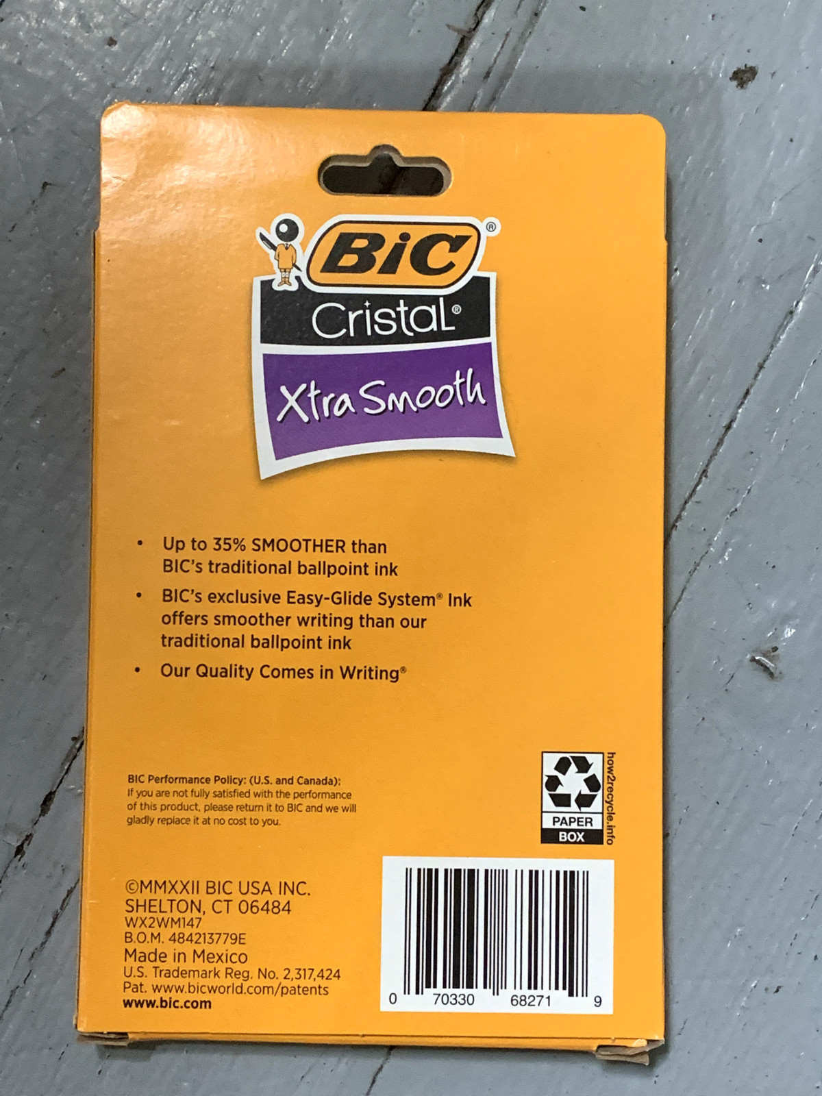 BIC CRISTAL XTRA SMOOTH – QTY 3 – 10 PK BLACK INK BALL POINT PENS