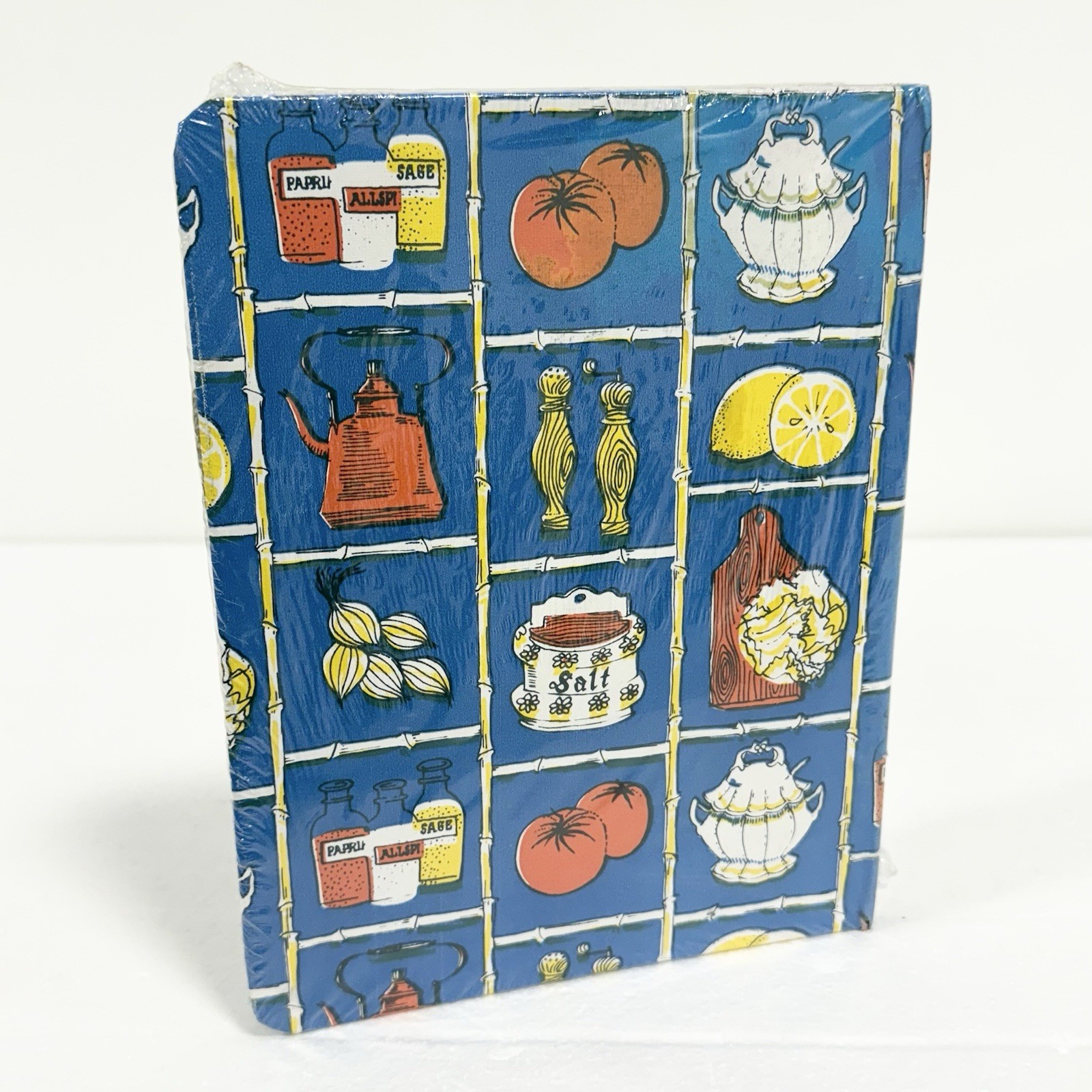 Vintage My Favorite Recipes Binder Eagle National Blank Book Retro MCM Kitchen