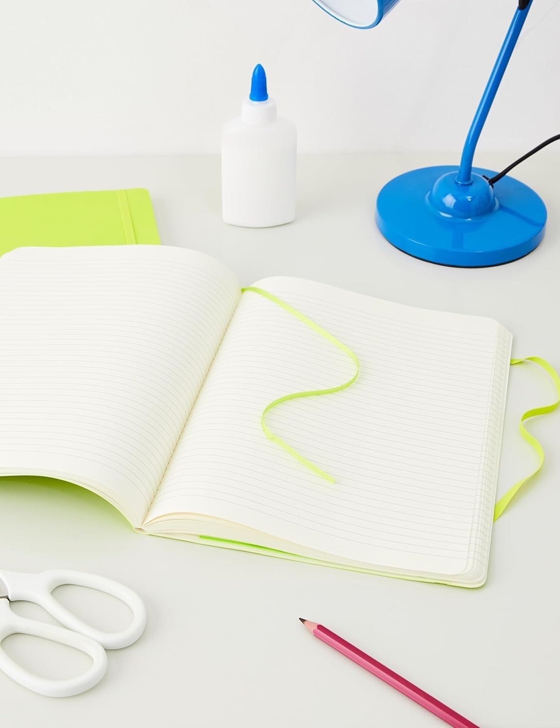 Moleskine Classic Notebook Soft Cover Xl 7.5 X 9.5 Ruled/Lined Lemon Green 192