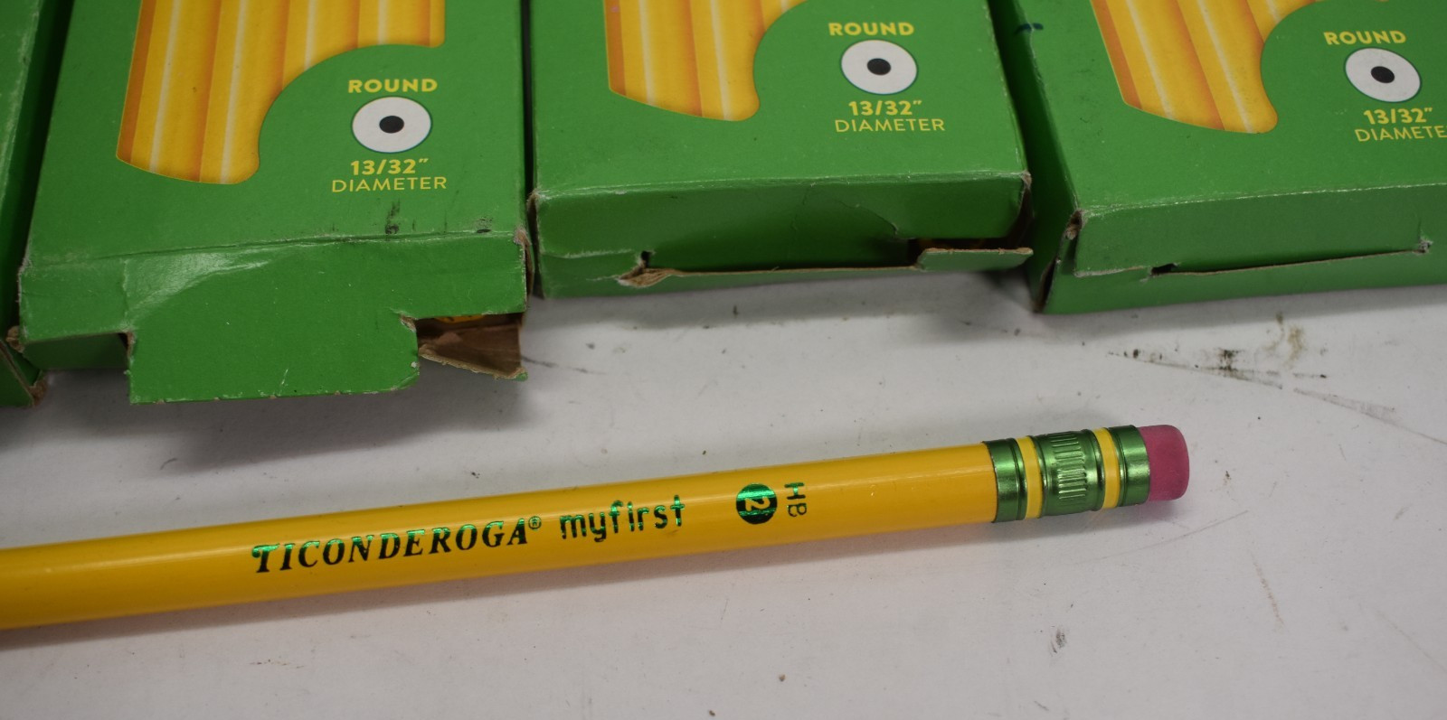Ticonderoga Beginners Primary Size #2 Pencils 12/Pkg Yellow 13308 4 Packs of 12