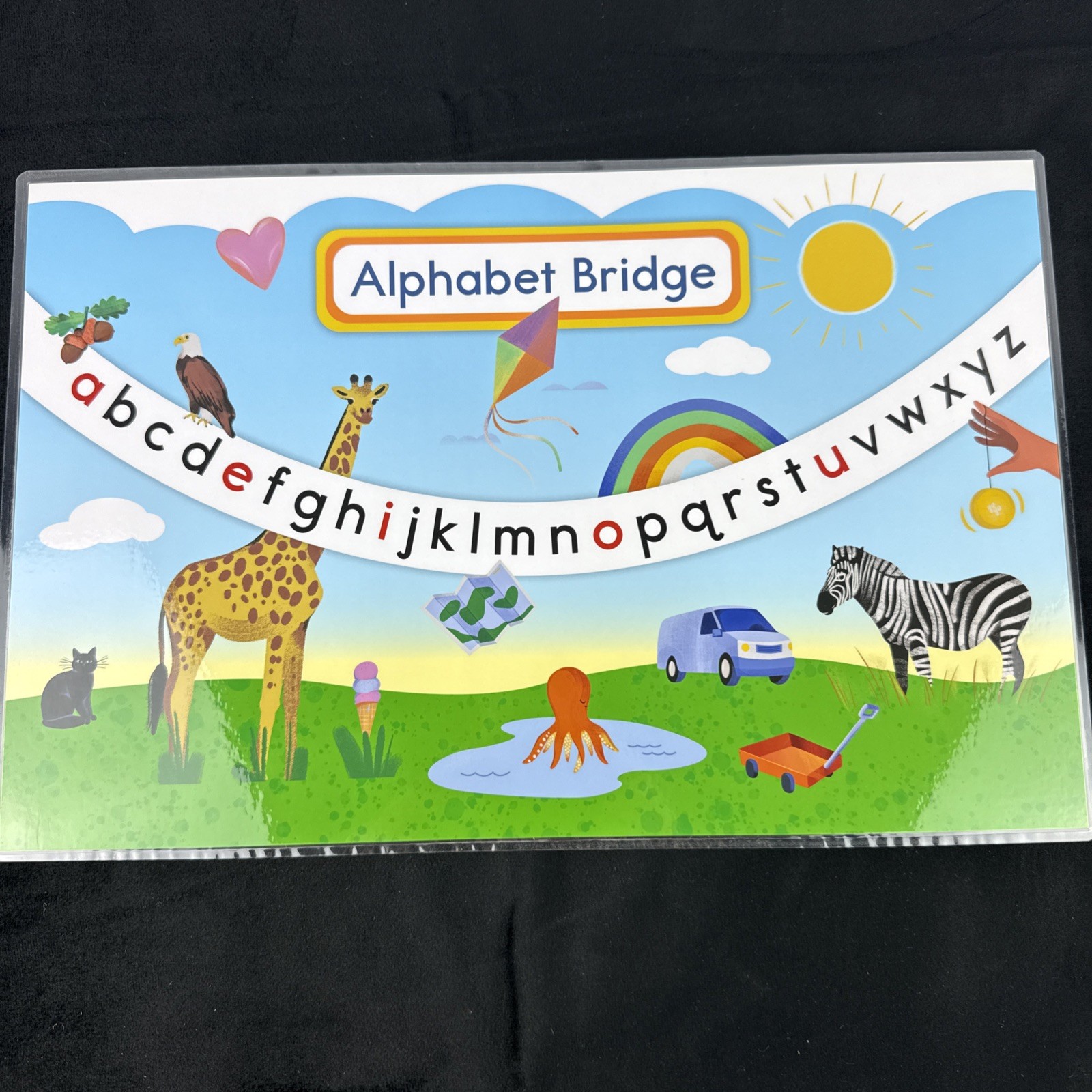 Heggerty Bridge to Reading Vowel Valley & Alphabet Chart Poster Set Kindergarten