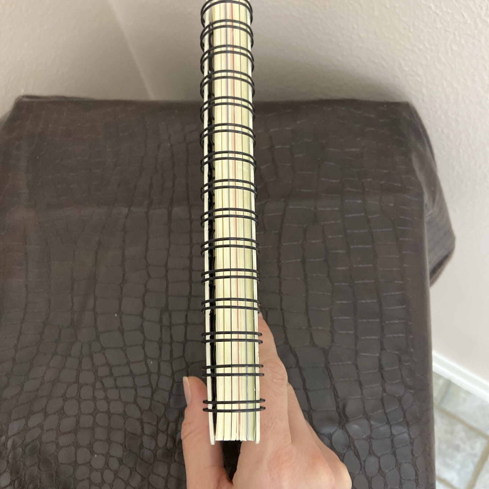 Watercolor Landscape Spiral Notebook – Ruled Line, Journal, New 6”#8”