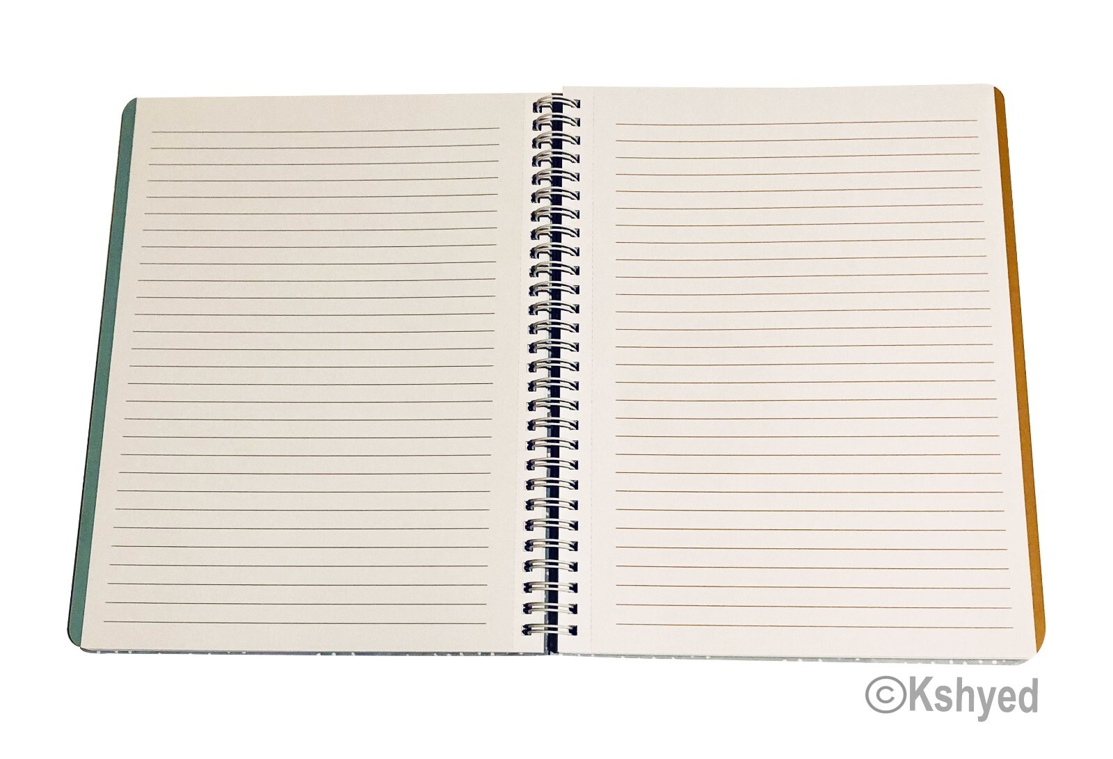 Molly & Rex Spiral Notebook, Dog & Coffee Pattern Colleg Rule w/ Folder (1 Pack)