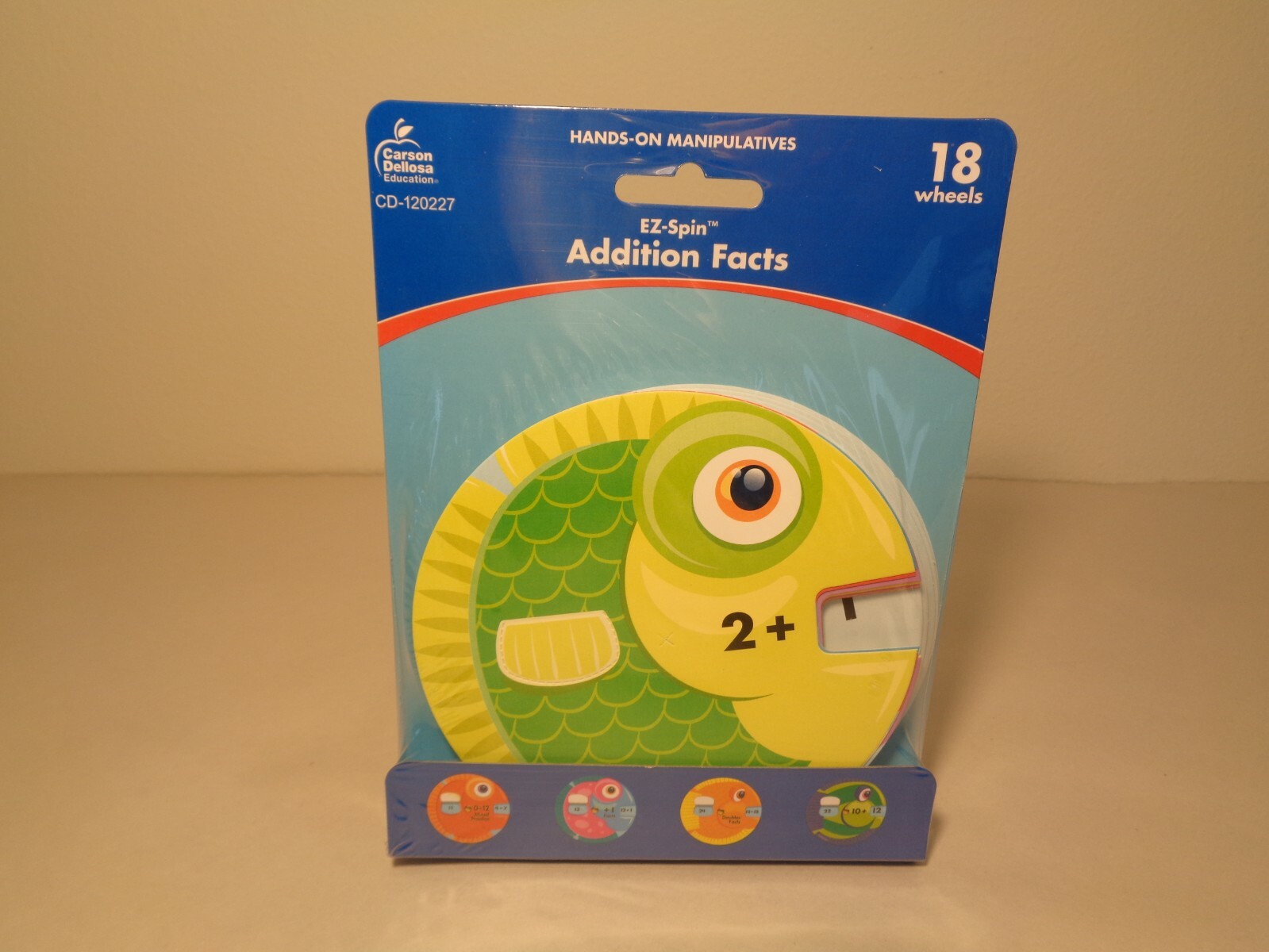 EZ-Spin ADDITION FACTS HANDS ON MANIPULATIVES New Math Wheels