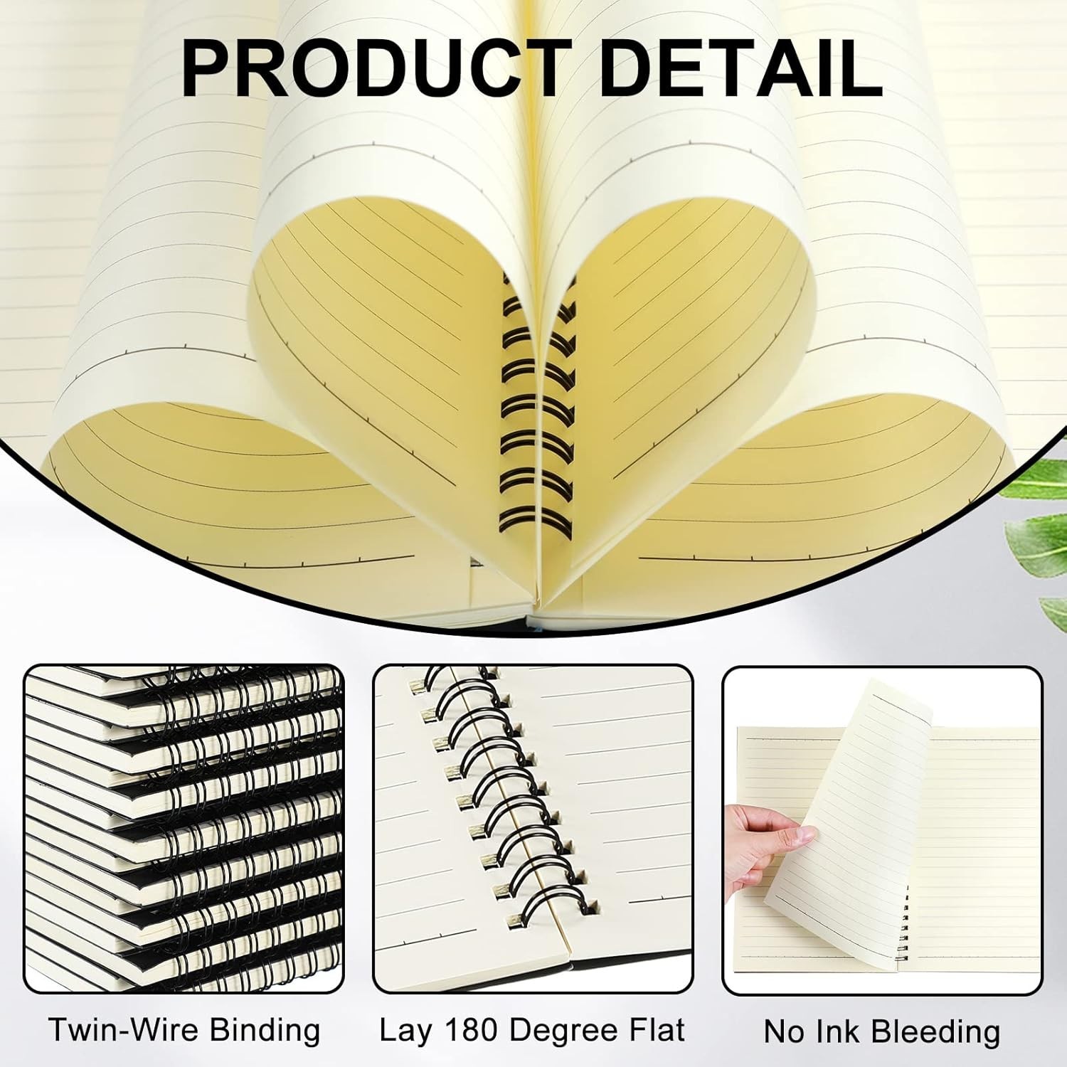 Bulk A5 Lined Notebooks 36pk | Soft Cover Spiral Journals | 8.3″x5.5″ | Ideal…