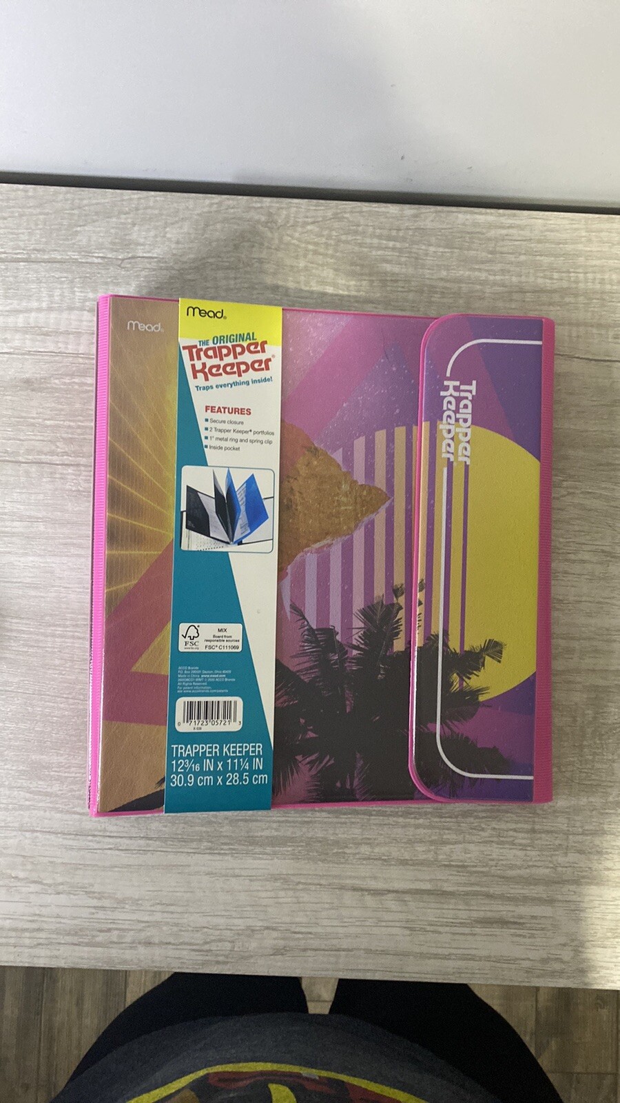 Trapper Keeper ~ Binder Retro Portfolio Folder 2021 Mead (D) 12 3/16″ x 11 1/4″