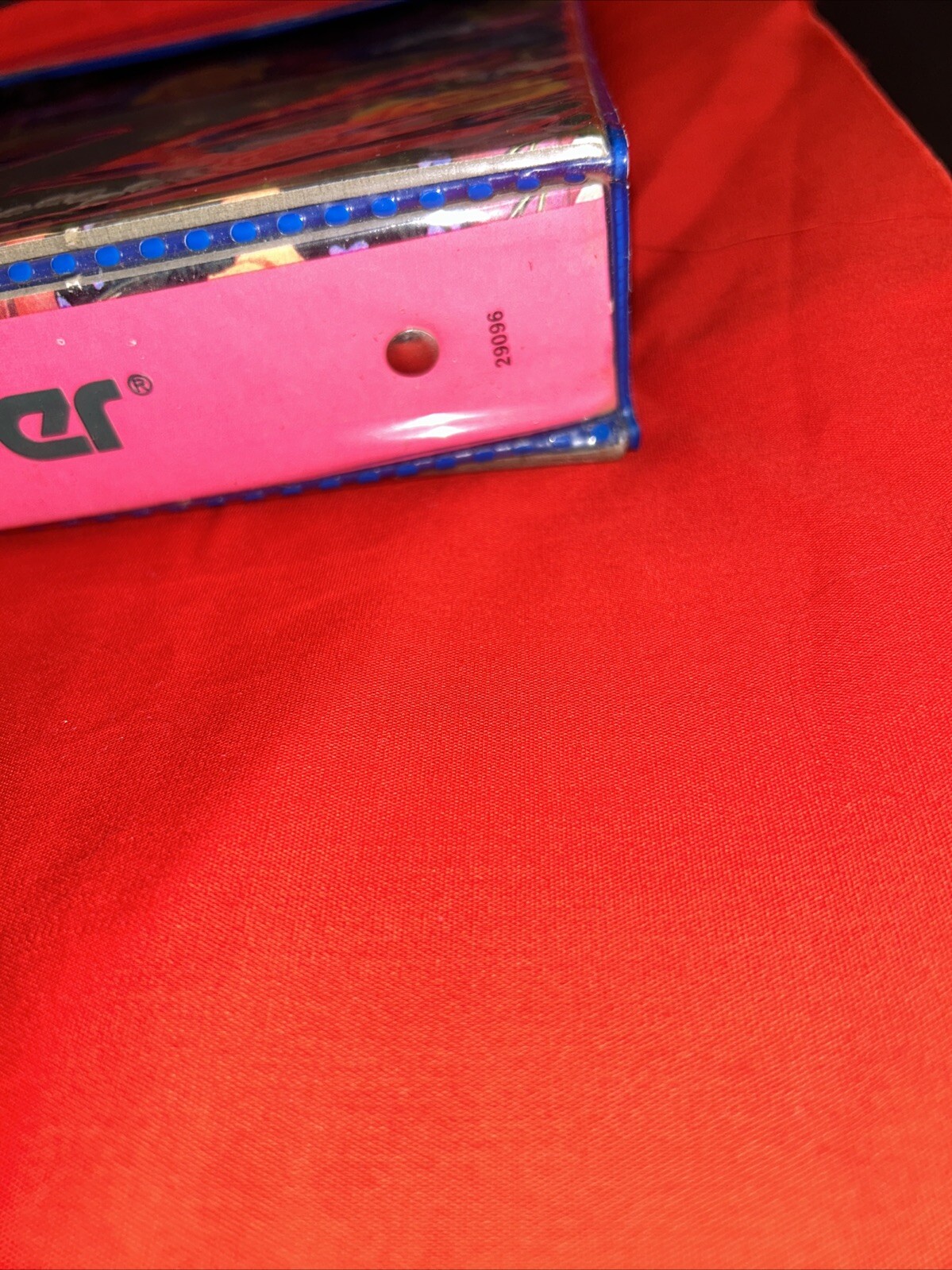 Trapper Keeper VTG MEAD Saint Bernard Dog Flowers 1994 With 2 Folders 29096 Blue