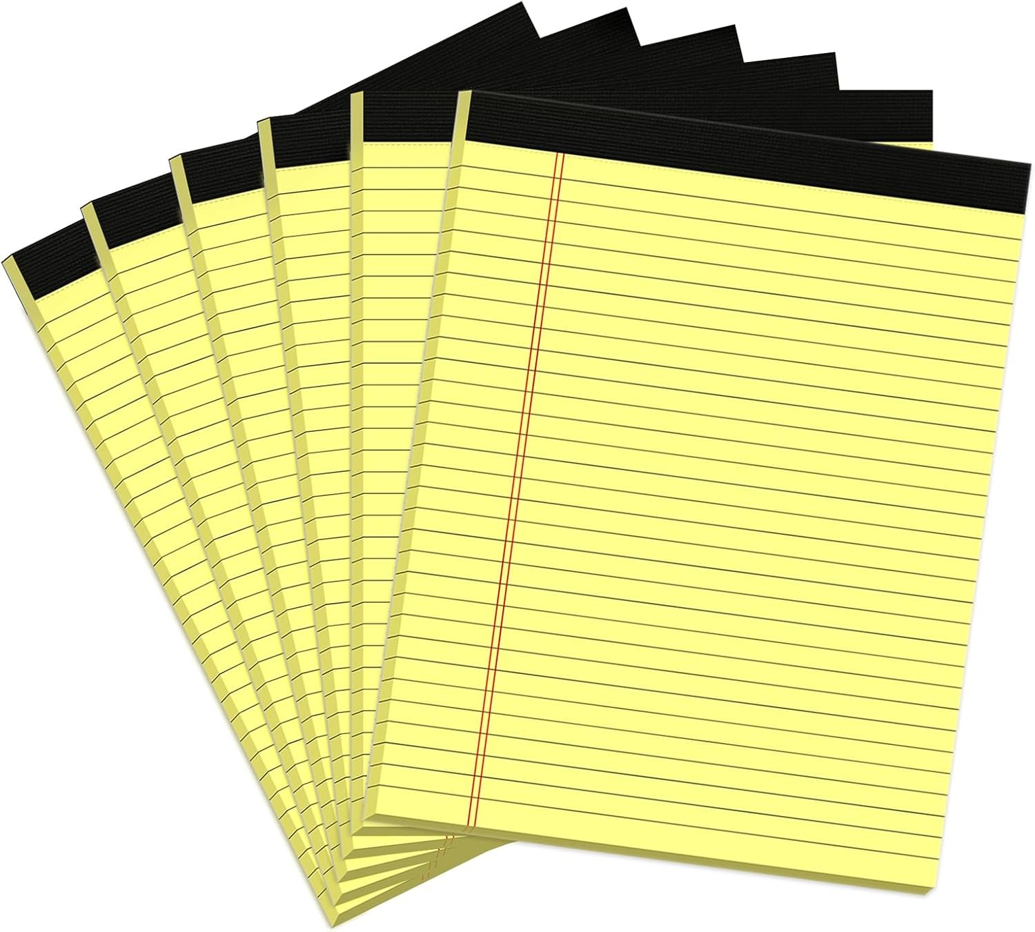 Pads 8.5 x 11 Yellow Writing Pads Wide Ruled Note Pads 8.5 x 11 Lined Double