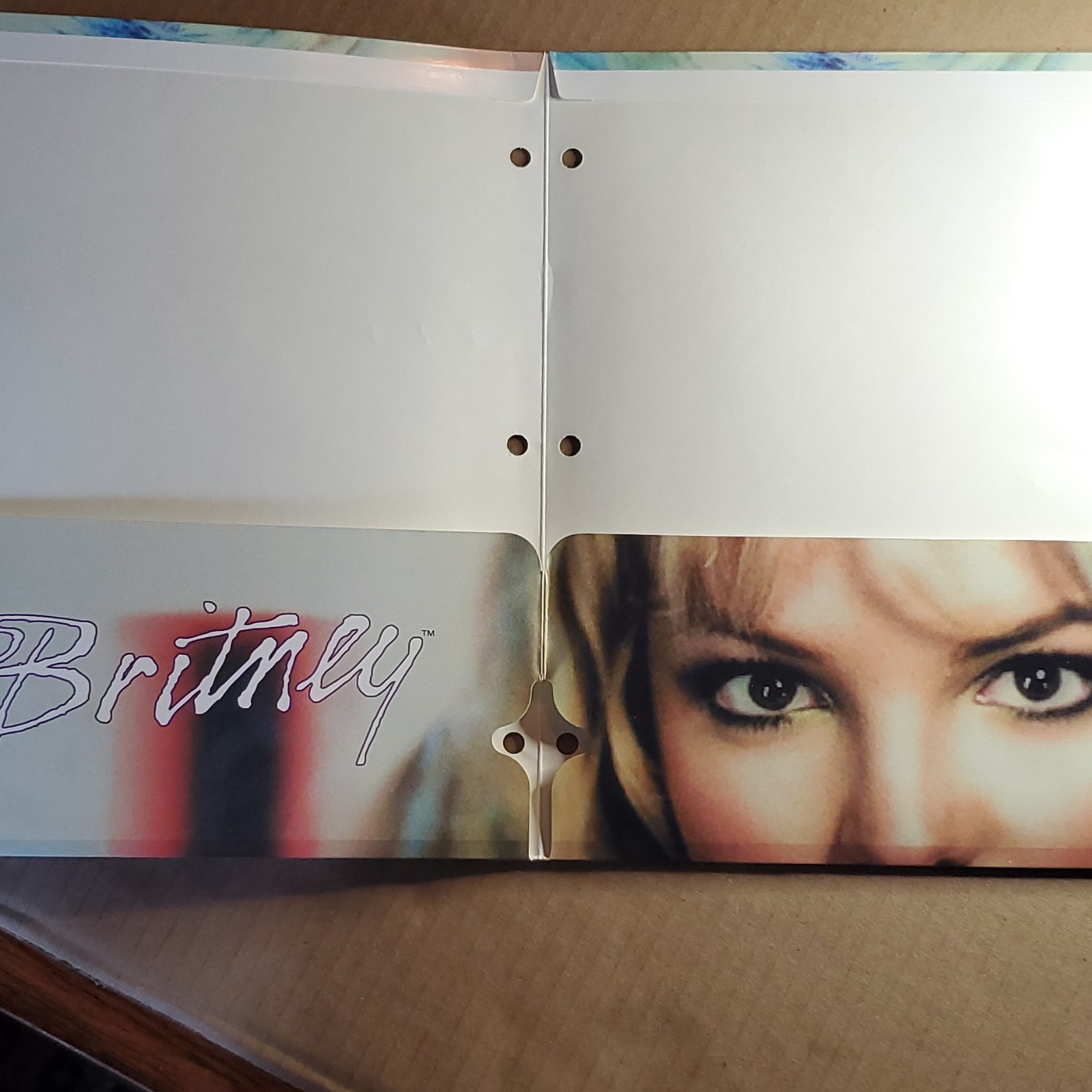 Britney Spears Floral 3-Ring Binder Folder, Letter Size, Multicolor Girls