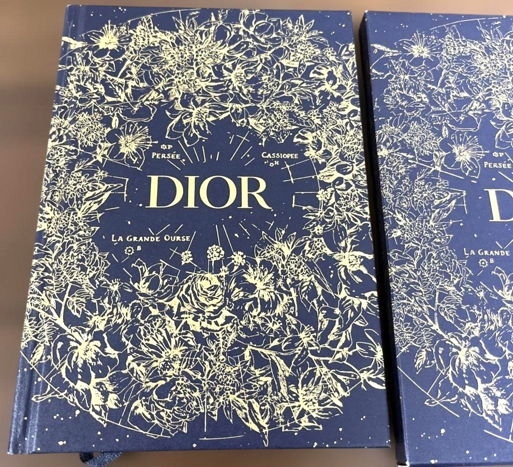 Christian Dior Celestial Notebook Set Navy Gold Notebook Novelty Gift Japan