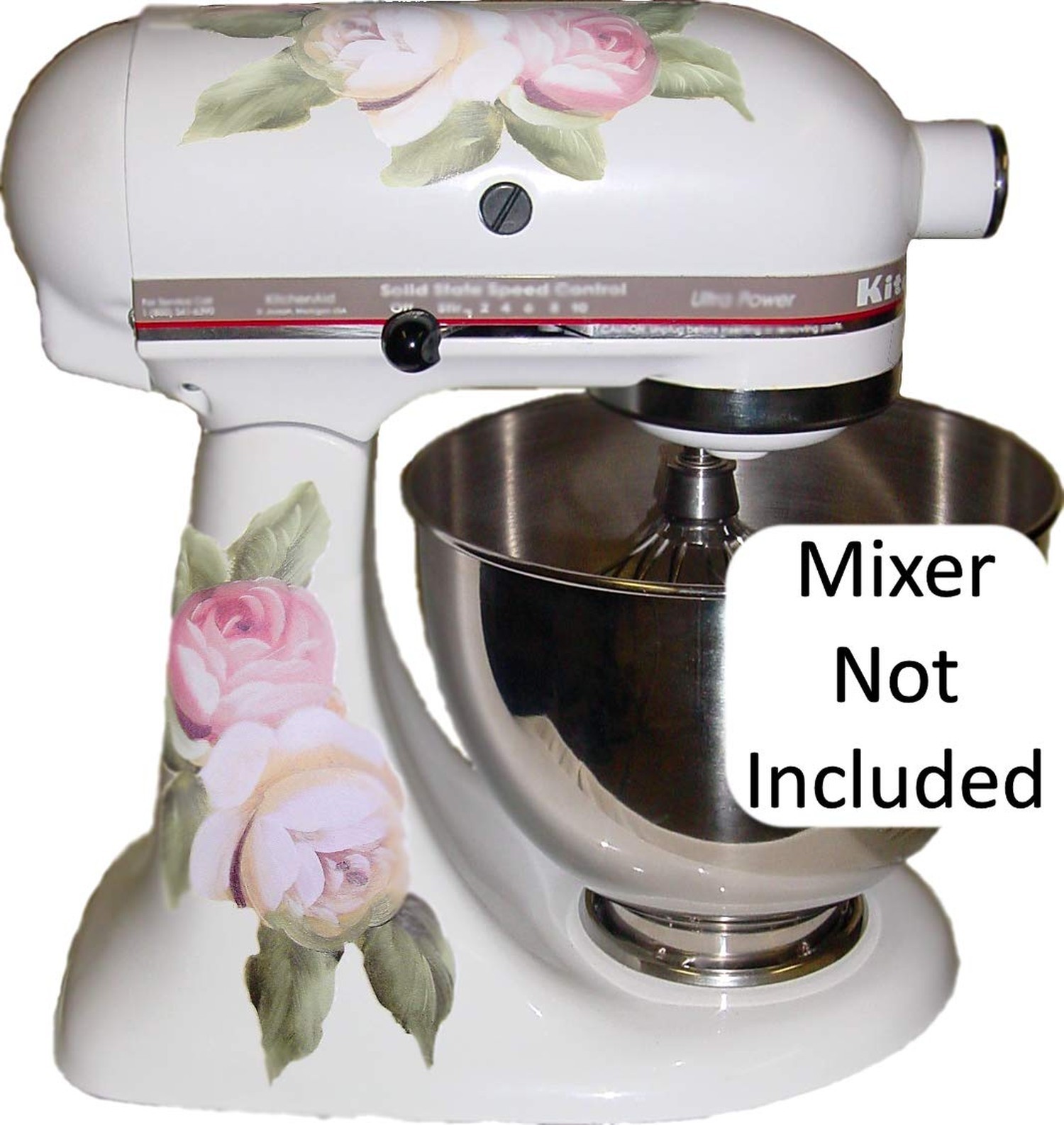 2X Victorian Vintage Rose Flower Double Decal Vinyl Wrap Stickers Kitchen Bre…