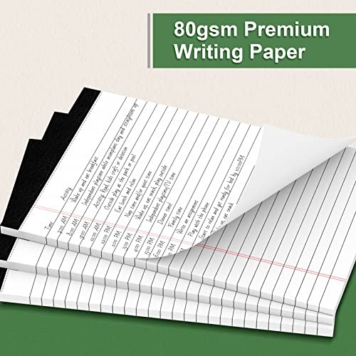 Note Pads 5 x 8 Inch, Small Notepad, College Ruled Legal 5 X 8 Inch 3 Pack