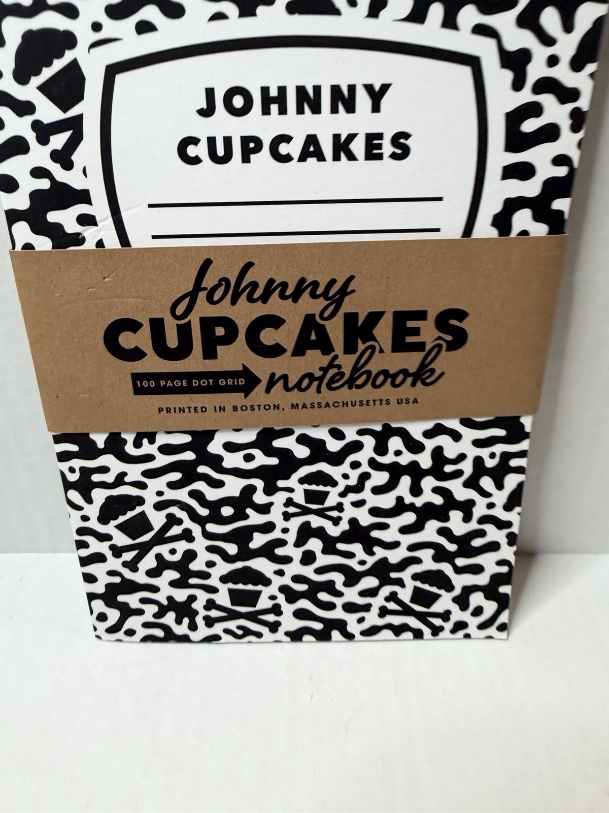 Johnny Cupcakes 100 Page Composition Notebook Printed In Boston
