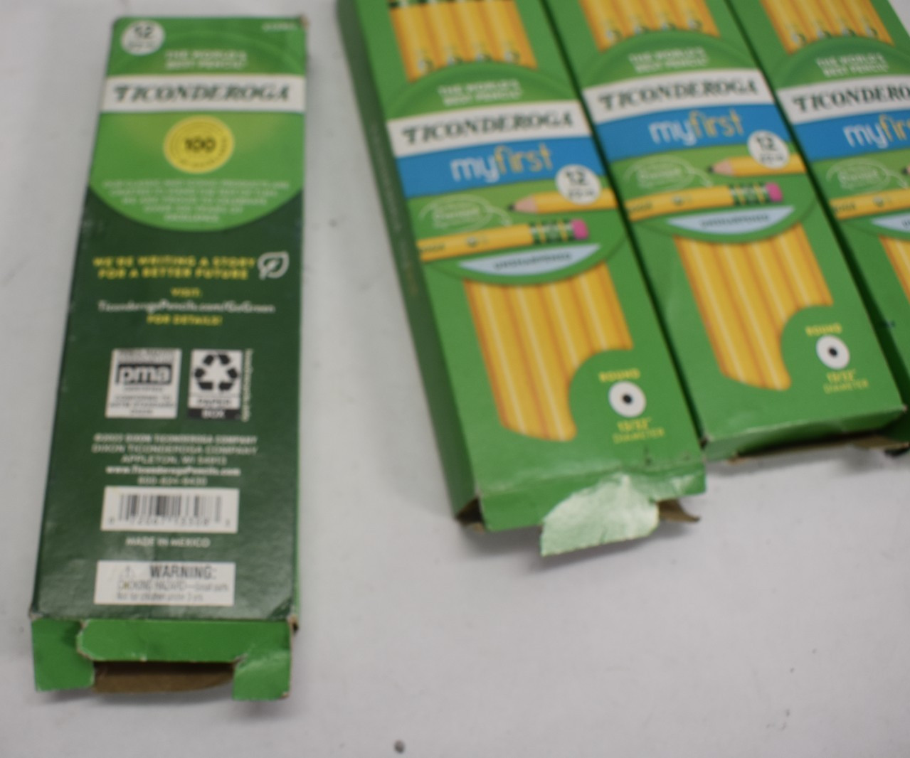 Ticonderoga Beginners Primary Size #2 Pencils 12/Pkg Yellow 13308 4 Packs of 12