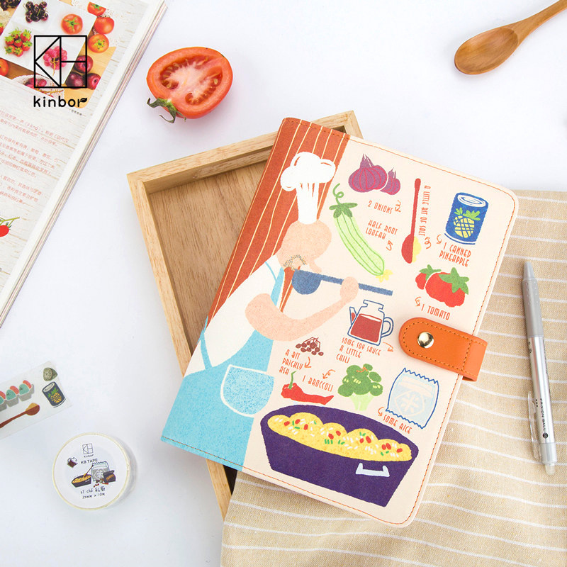 A5 Hobonichi Style Kitchen Theme Traveler’s Notebook Planner Daily Plan