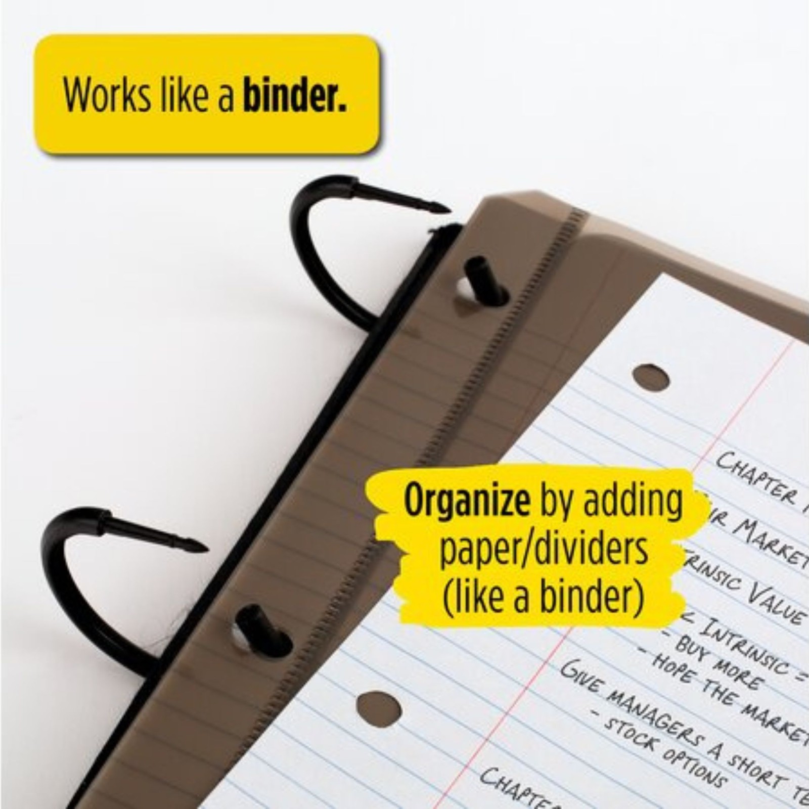 Five Star Flex 1-1/2″ Hybrid NoteBinder: 11-1/2 in. x 11-1/4 in. (Amethyst)