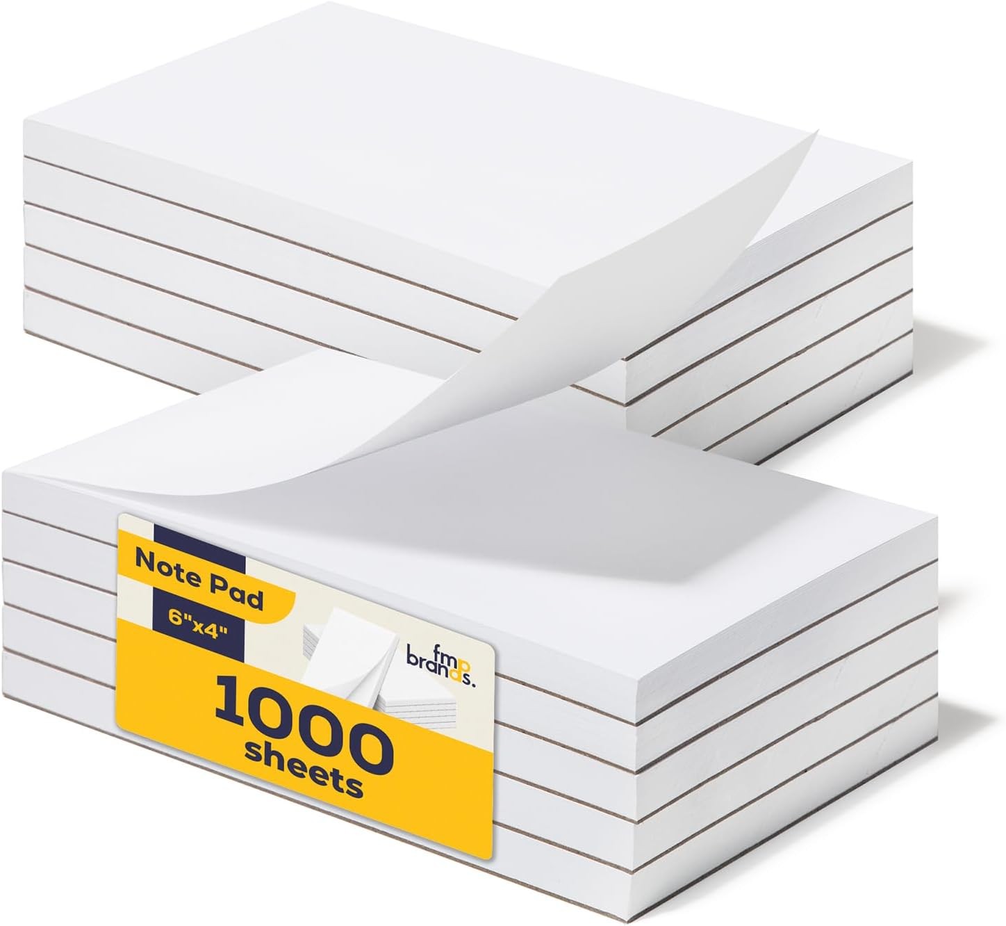 10 Pack Note Pads 4×6, 100 Sheets Per Memo Pad,Writing Scratch Pad,Blank Notepad