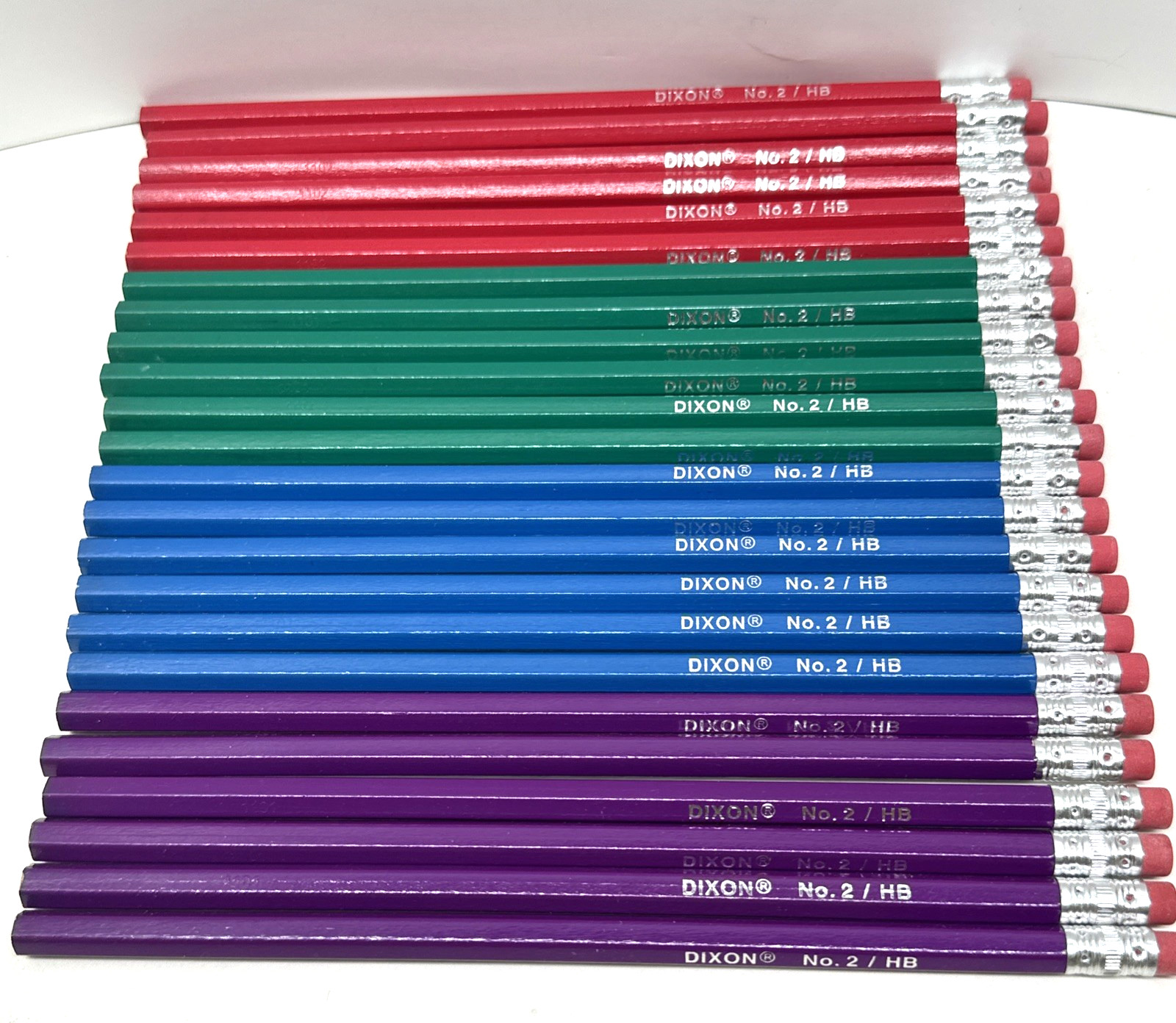 Mixed Bulk Lot of 130 Dixon Ticonderoga Pencils #2 HB Yellow Colored Microban