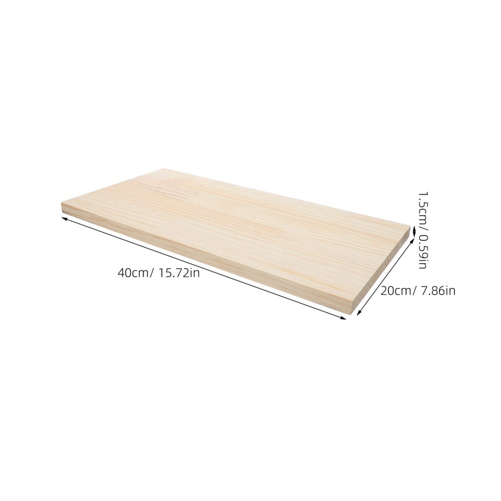 Pine Wood Shelf Divider: Unfinished Wooden Panel for Pantry and Cabinet – DIY
