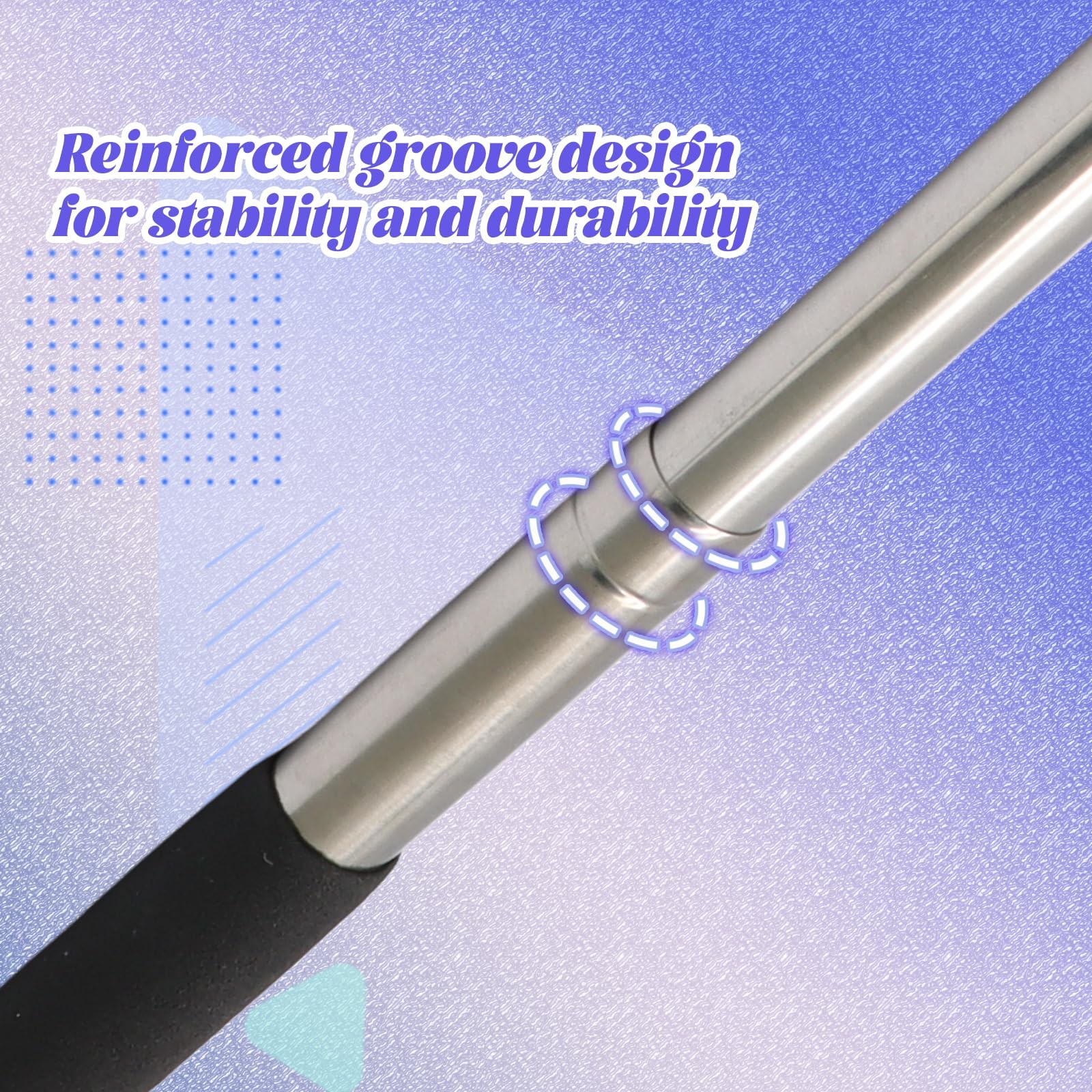 Retractable Telescopic Pointer Stick for Classroom Teaching 39.4 Inch Black