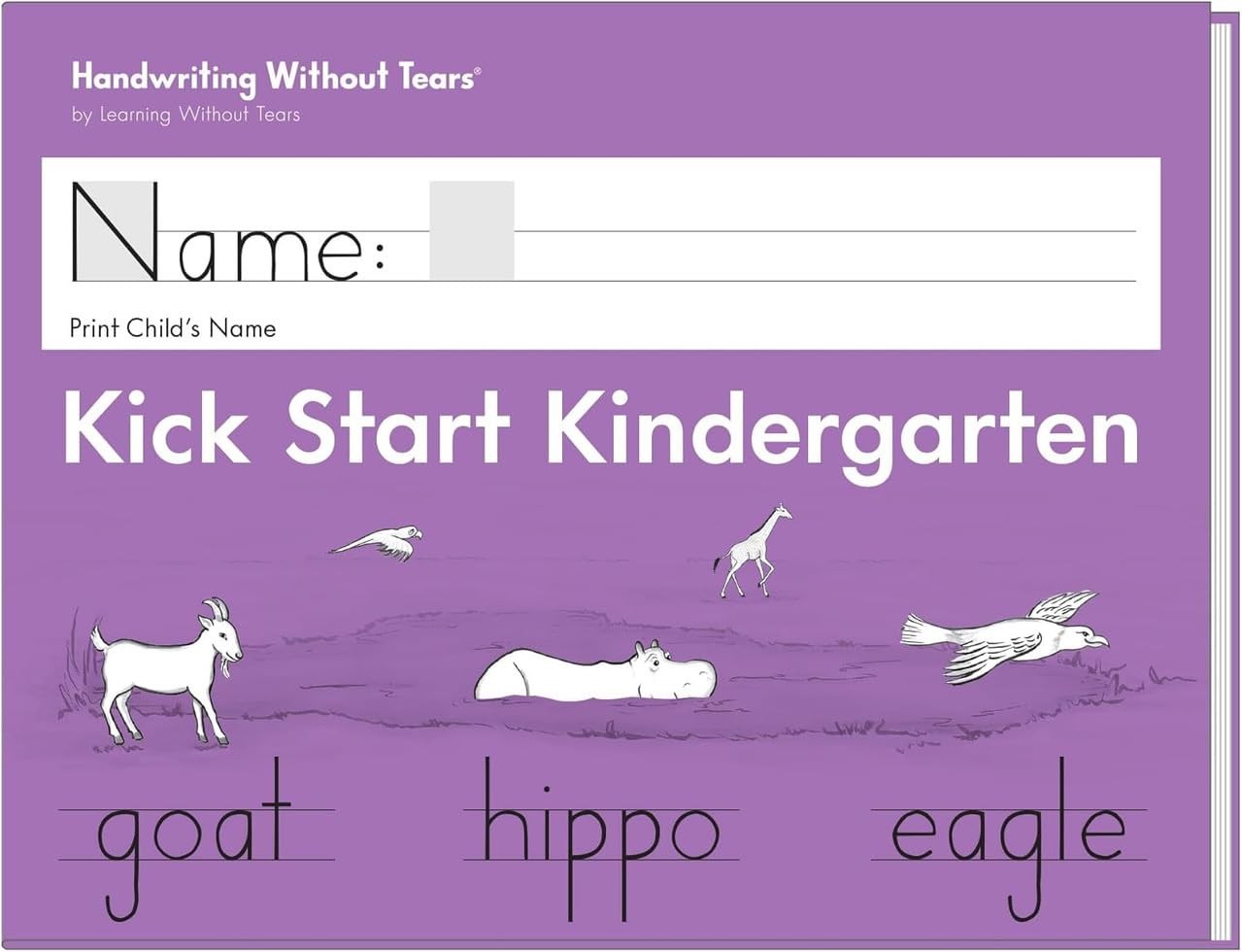 , Kick Start Kindergarten, Age 4+, Pre-K and TK, Student Workbook, Handwritin…