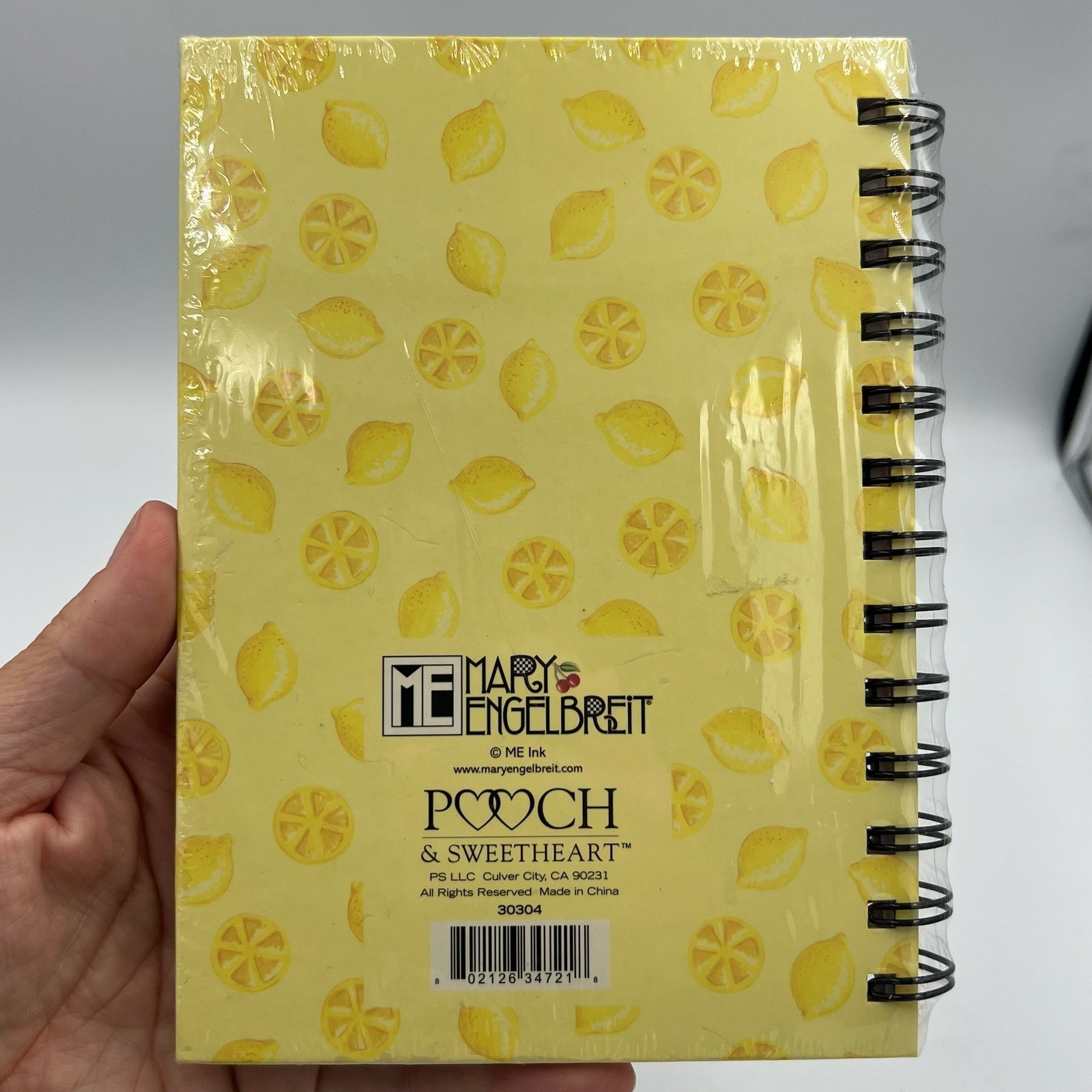 Mary Engelbreit Wire-Bound Journal Life Quote Lemonade Girl NEW Sealed ME Ink