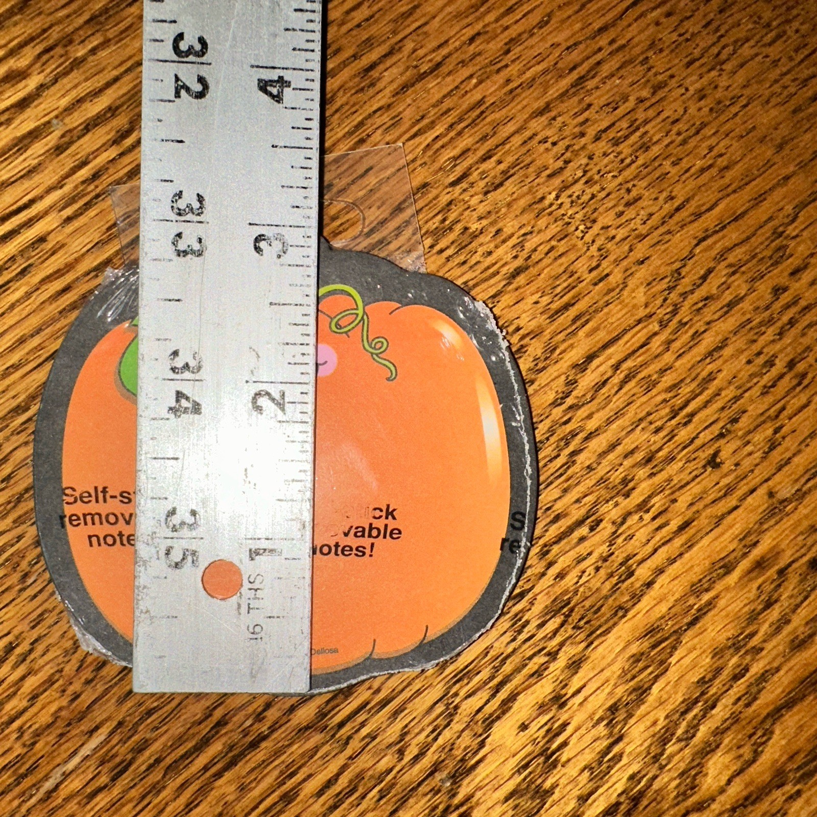 Vtg Carson Dellosa Smiling Pumpkin Halloween Mini Sticky Note Pad Y2K 35 Sheets