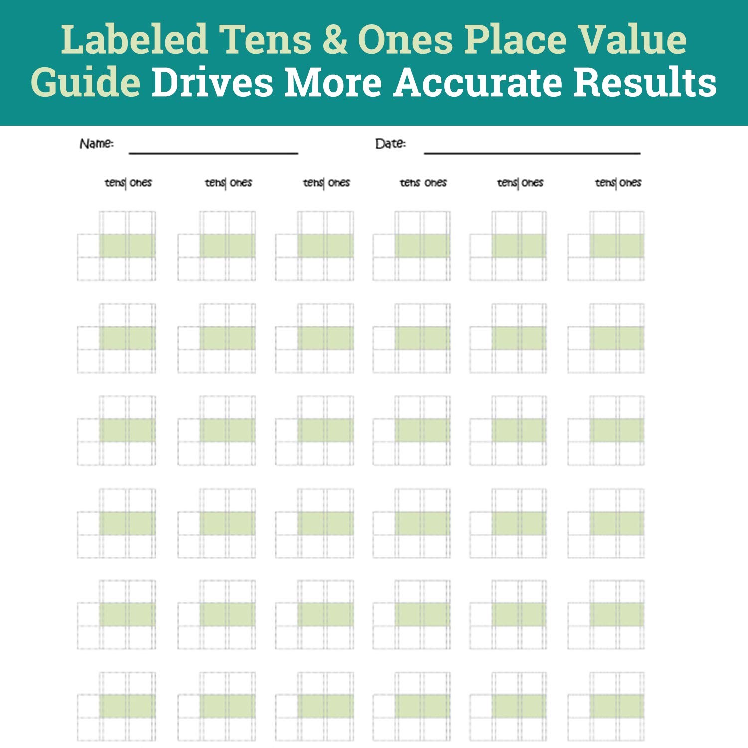 80-Page Channies Quick and Neat Math Line-Up Workbook for 1st-3rd Grade