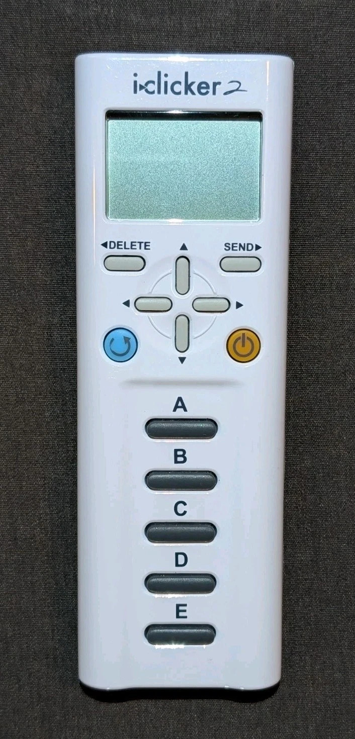 TESTED iClicker 2 Remote Student Classroom Response System Polling OEM White