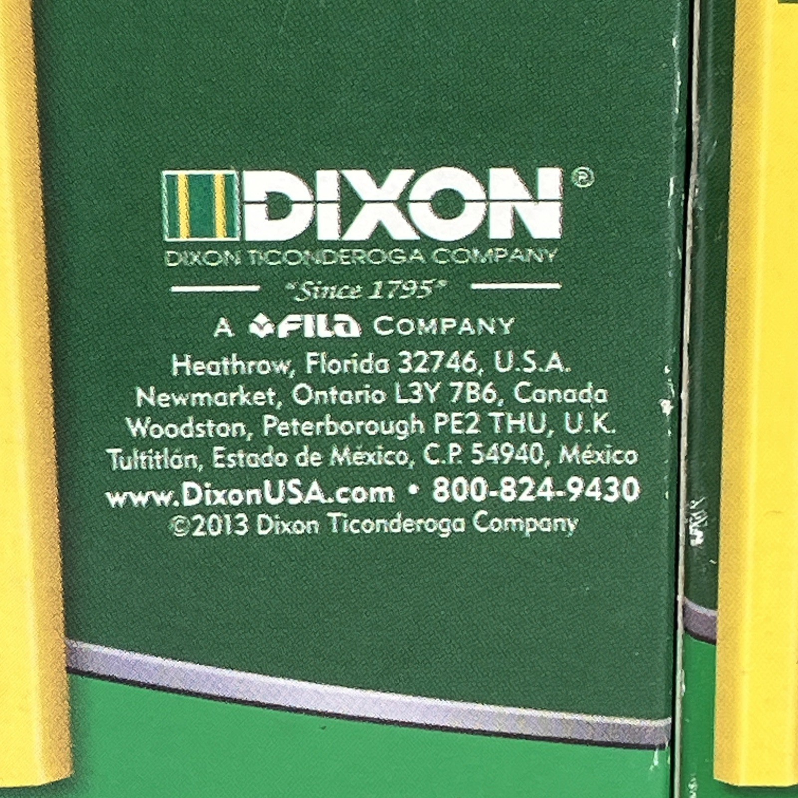 Dixon Ticonderoga 13882 2HB 12 Count Box Lot Of 5 60 Yellow Pencils Total Cedar